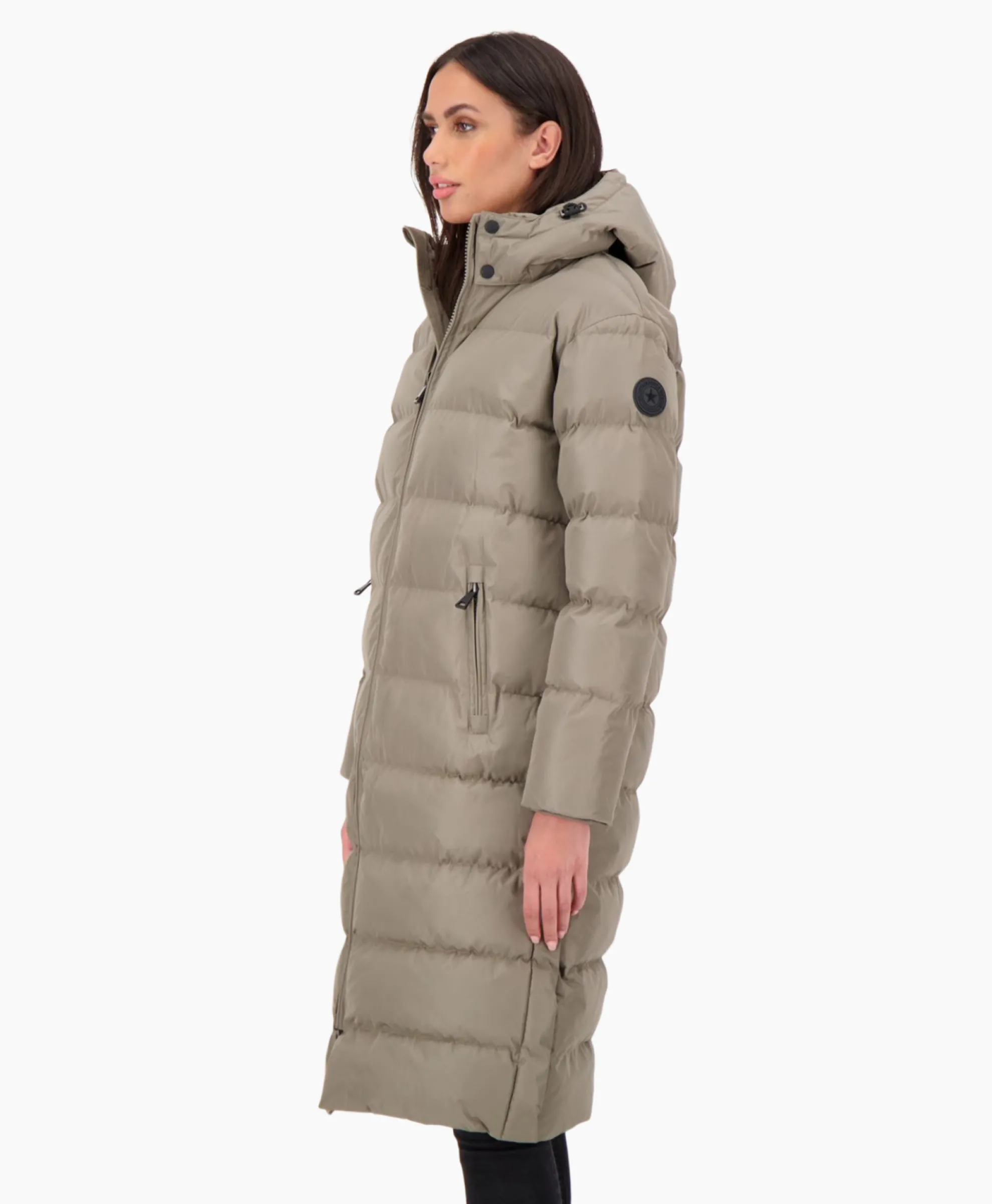 Airforce Gewatteerde Jas Grace Jacket Beige