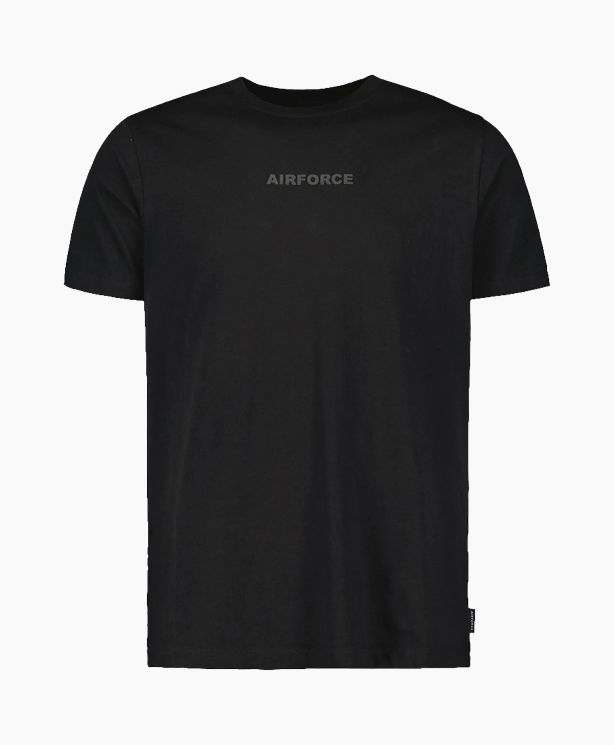 Airforce T-Shirt Wording/Logo Zwart