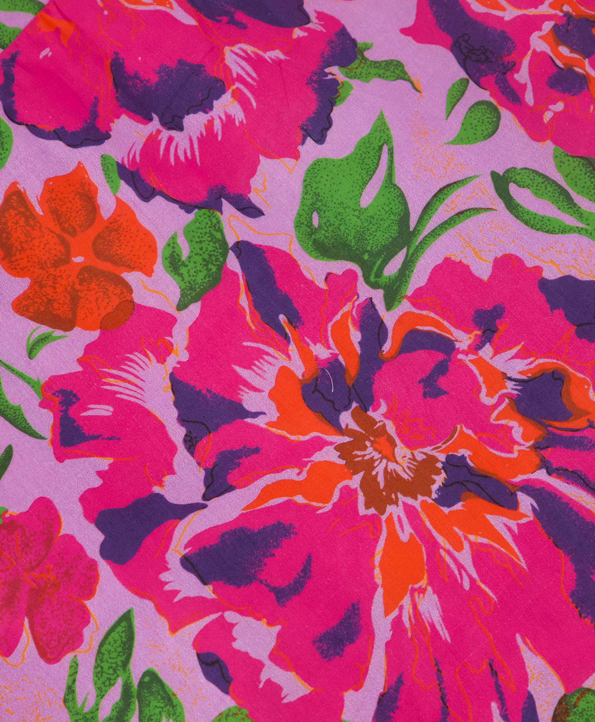 Alix The Label Jurk Ladies Woven Painted Flower Broderie Dress Print + 2 Kleurig