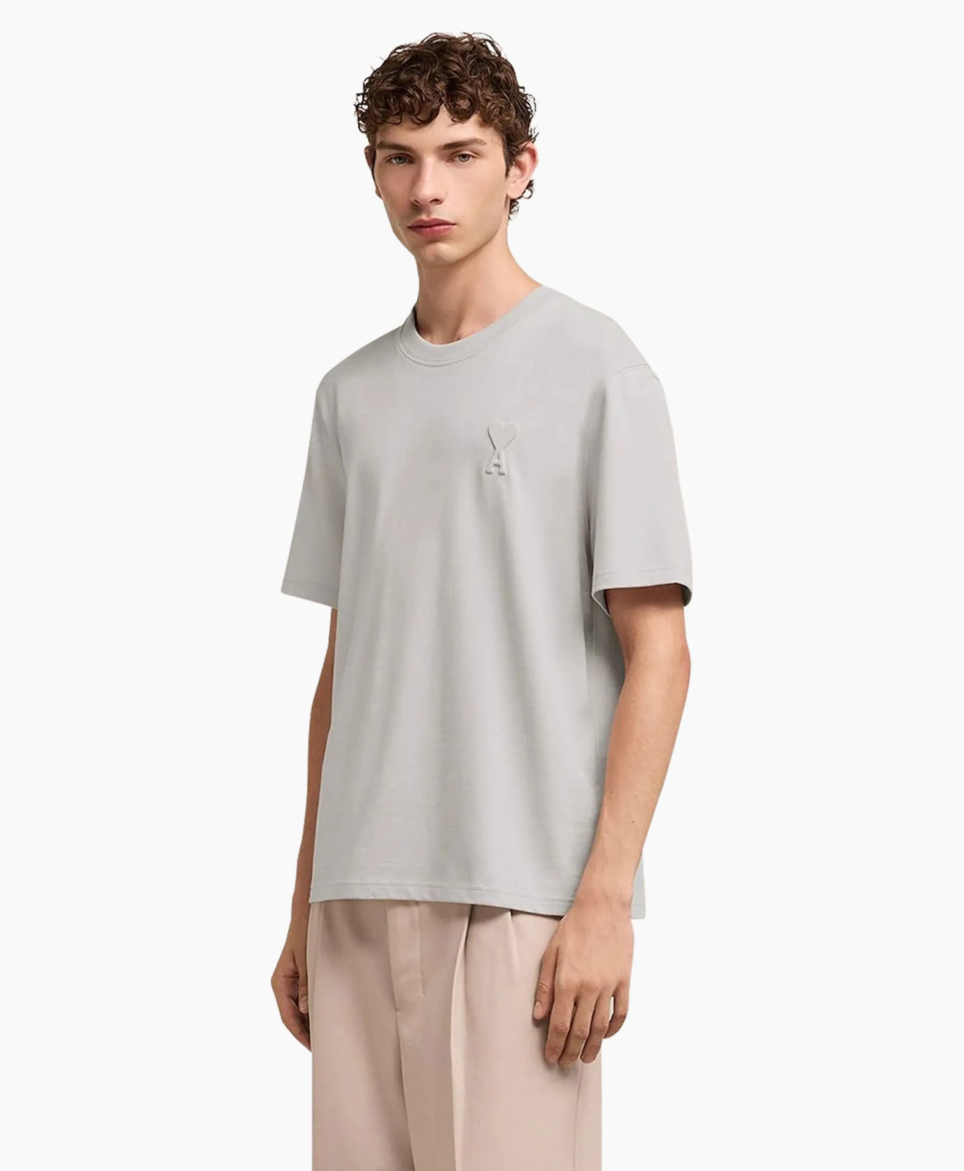 Ami Paris T-Shirt Korte Mouw Adc Room