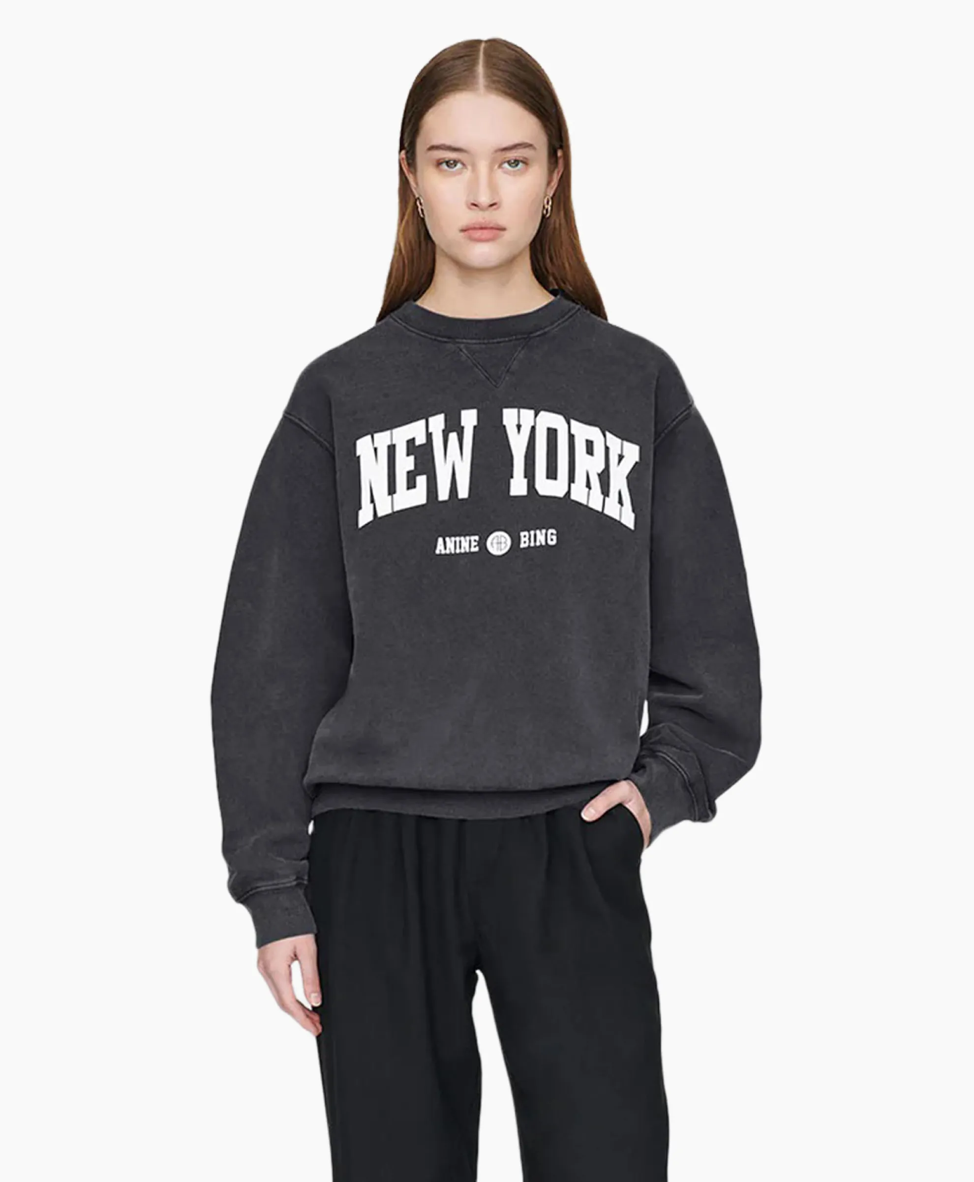 Anine Bing Sweater Ramona New York Zwart