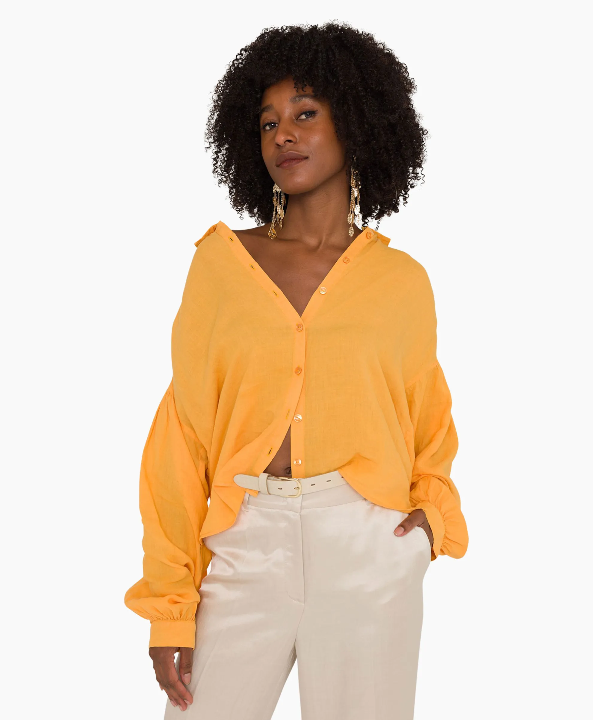 Anna Van Toor Blouse 17A05-03268-1 Oranje