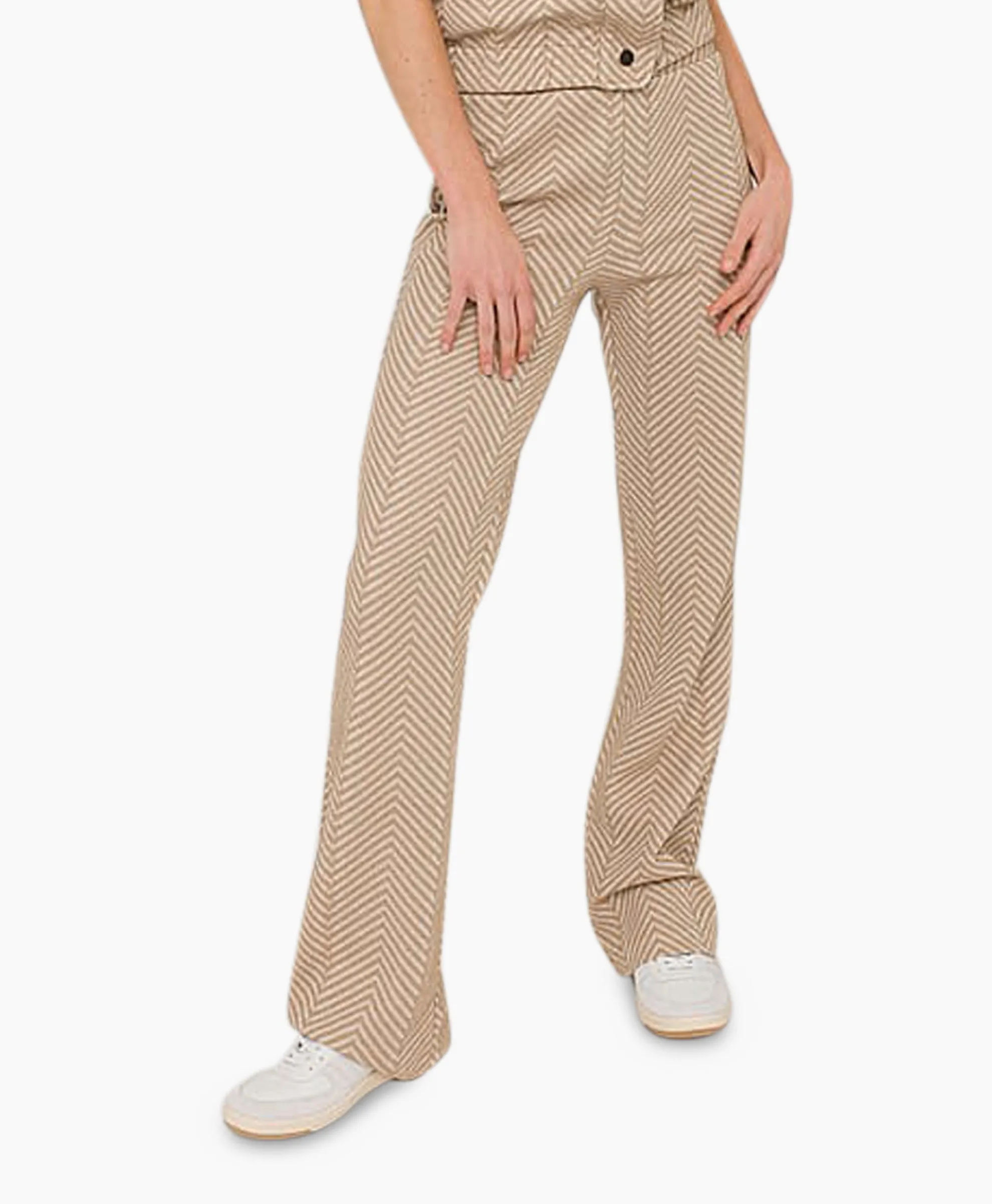 Anna Van Toor Pantalon 26A02-03123C Zand