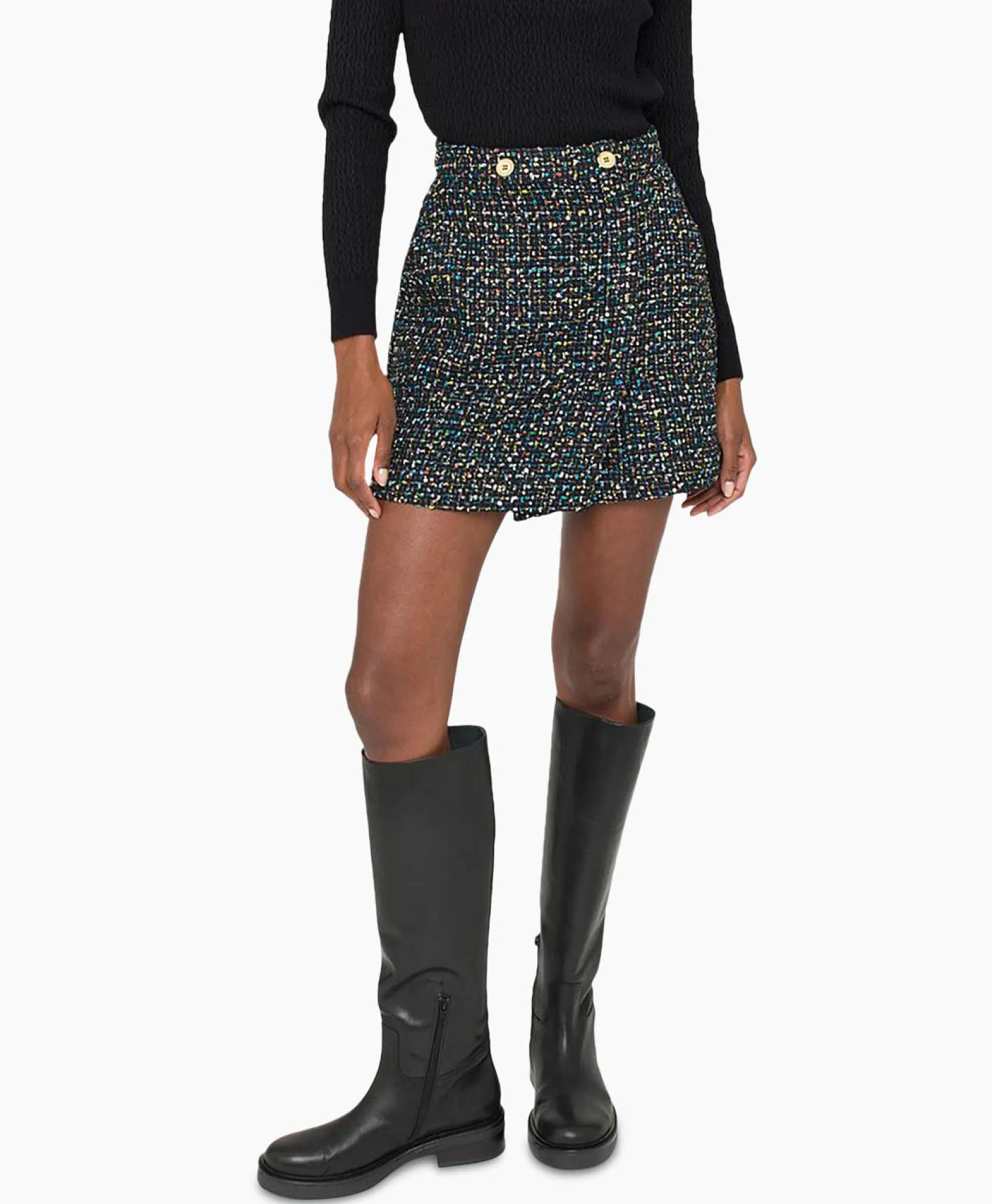 Anna Van Toor Rok 26A03-02650 Zwart