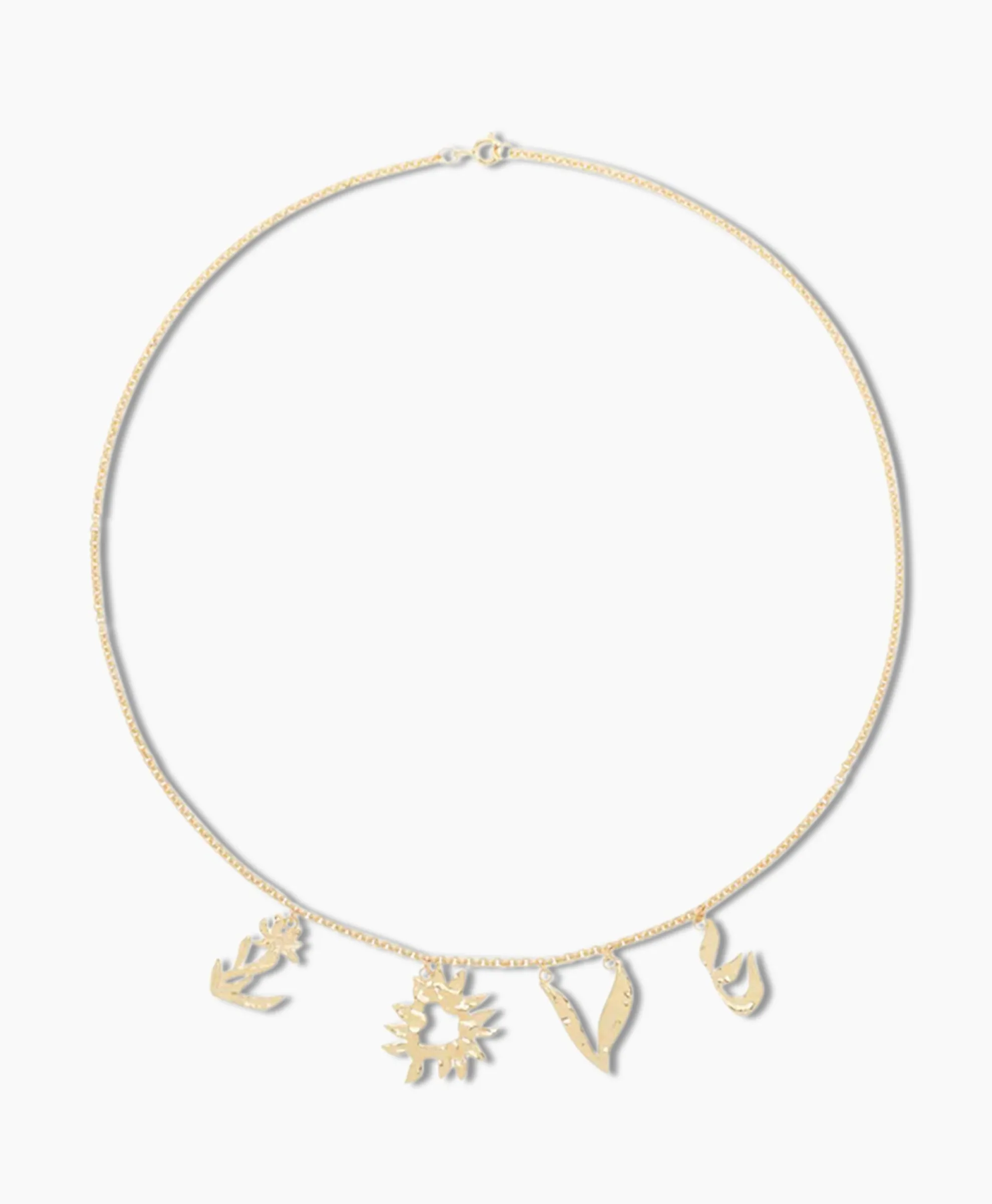 Anna+Nina Ketting Bonfire Choker Goud