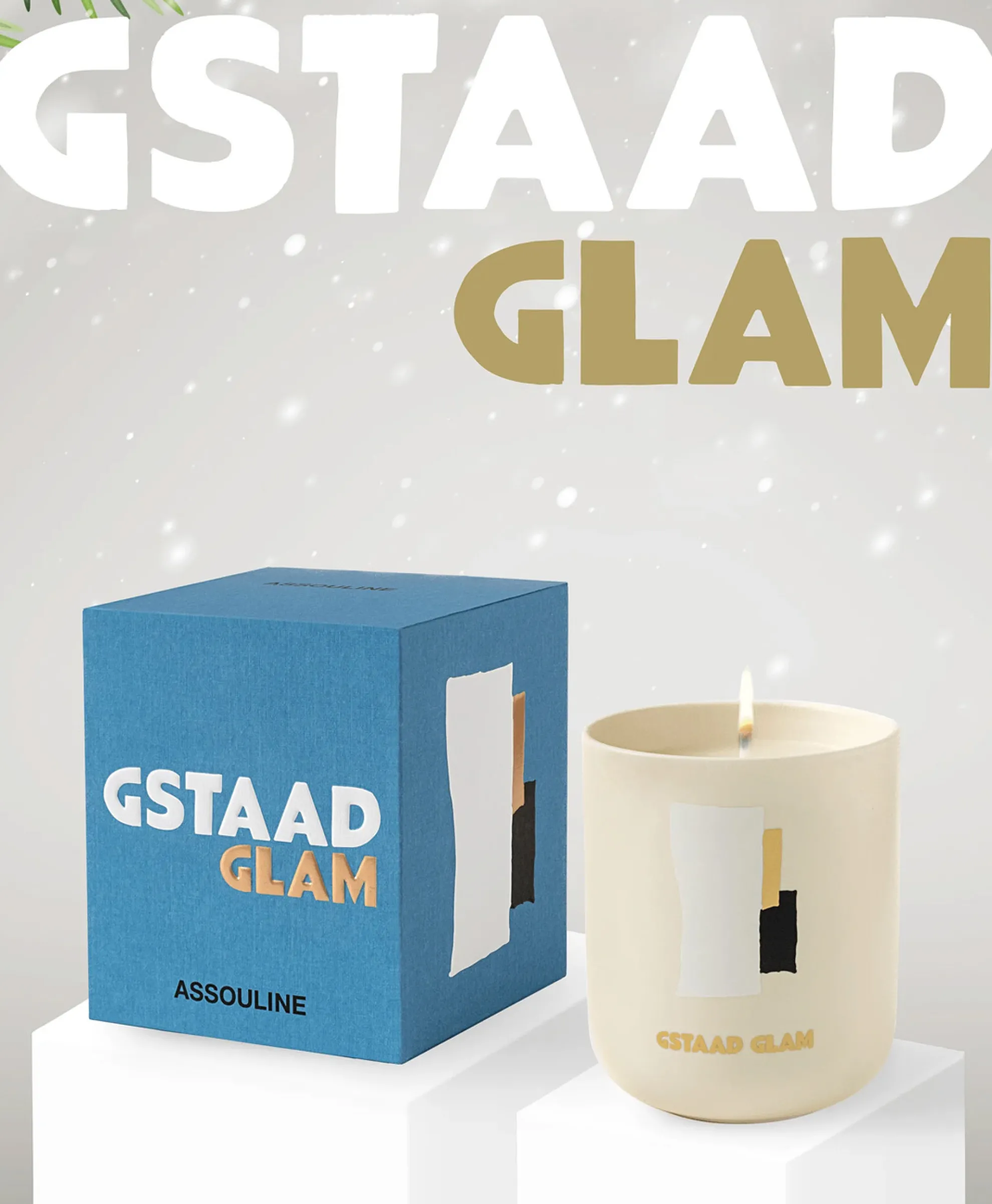 Assouline Kaars Gstaad Glam - Travelfrom Home Candle Diversen