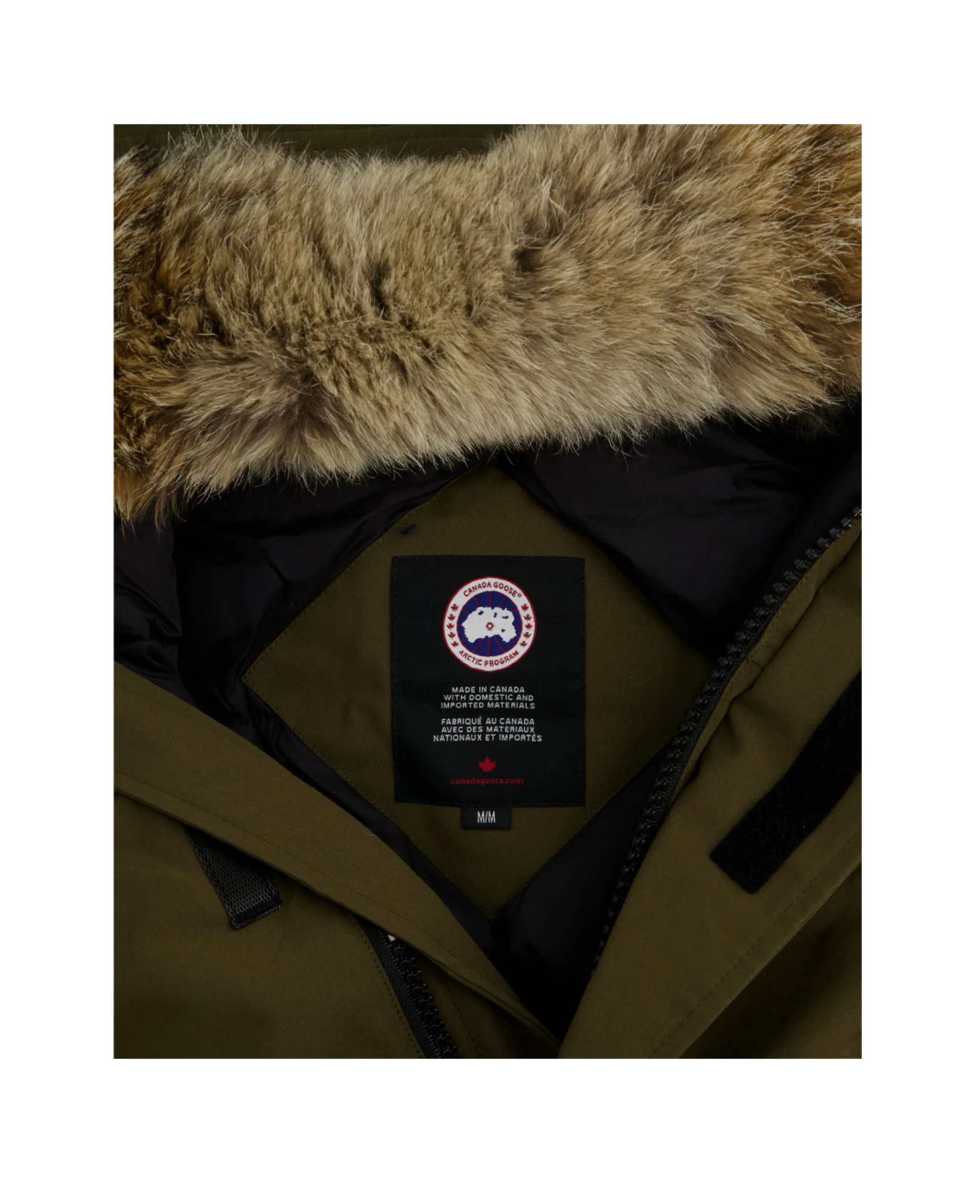 Canada Goose Gewatteerde Jas Langford Parka Donker Groen