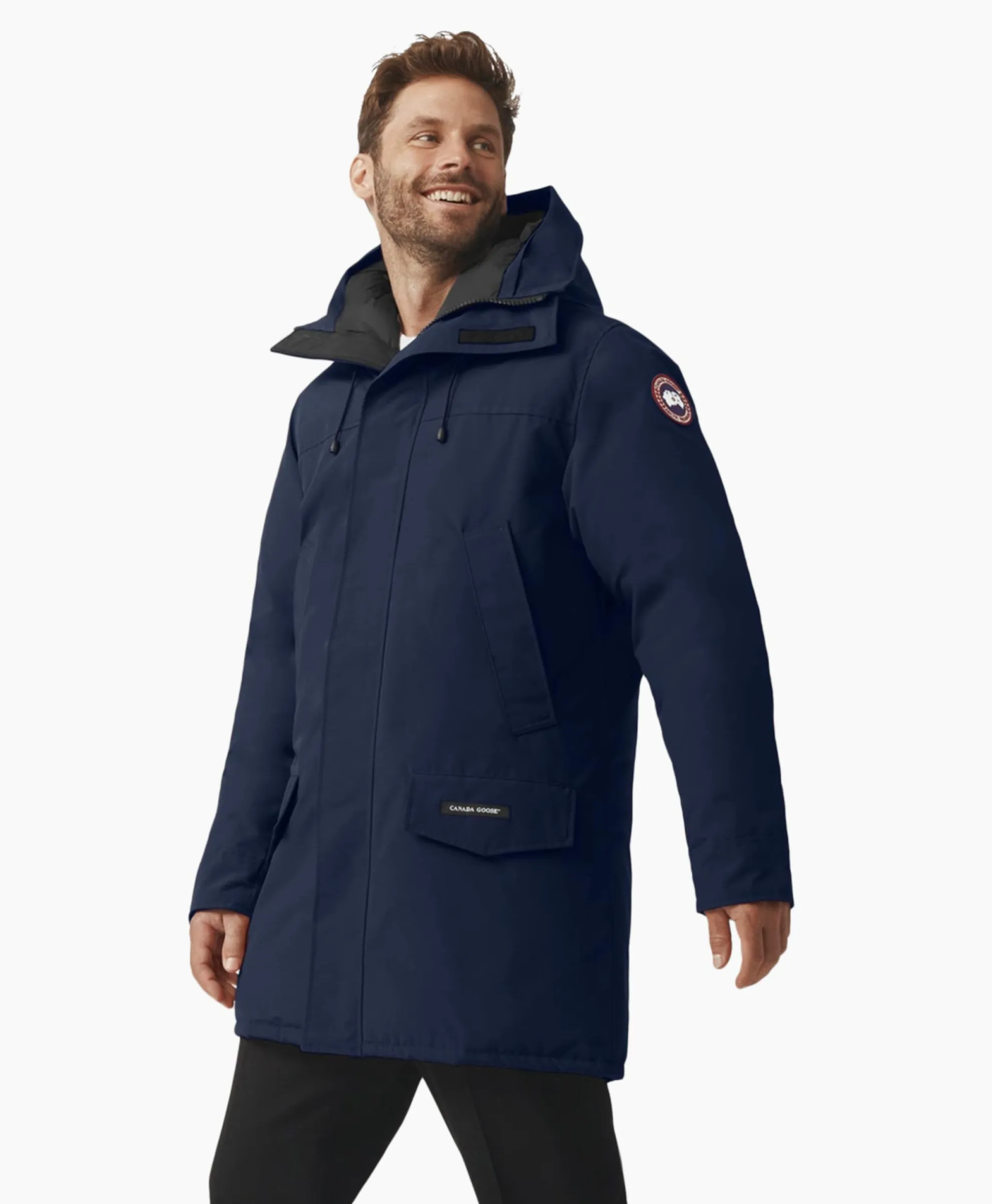 Canada Goose Gewatteerde Jas Langford Parka Blauw