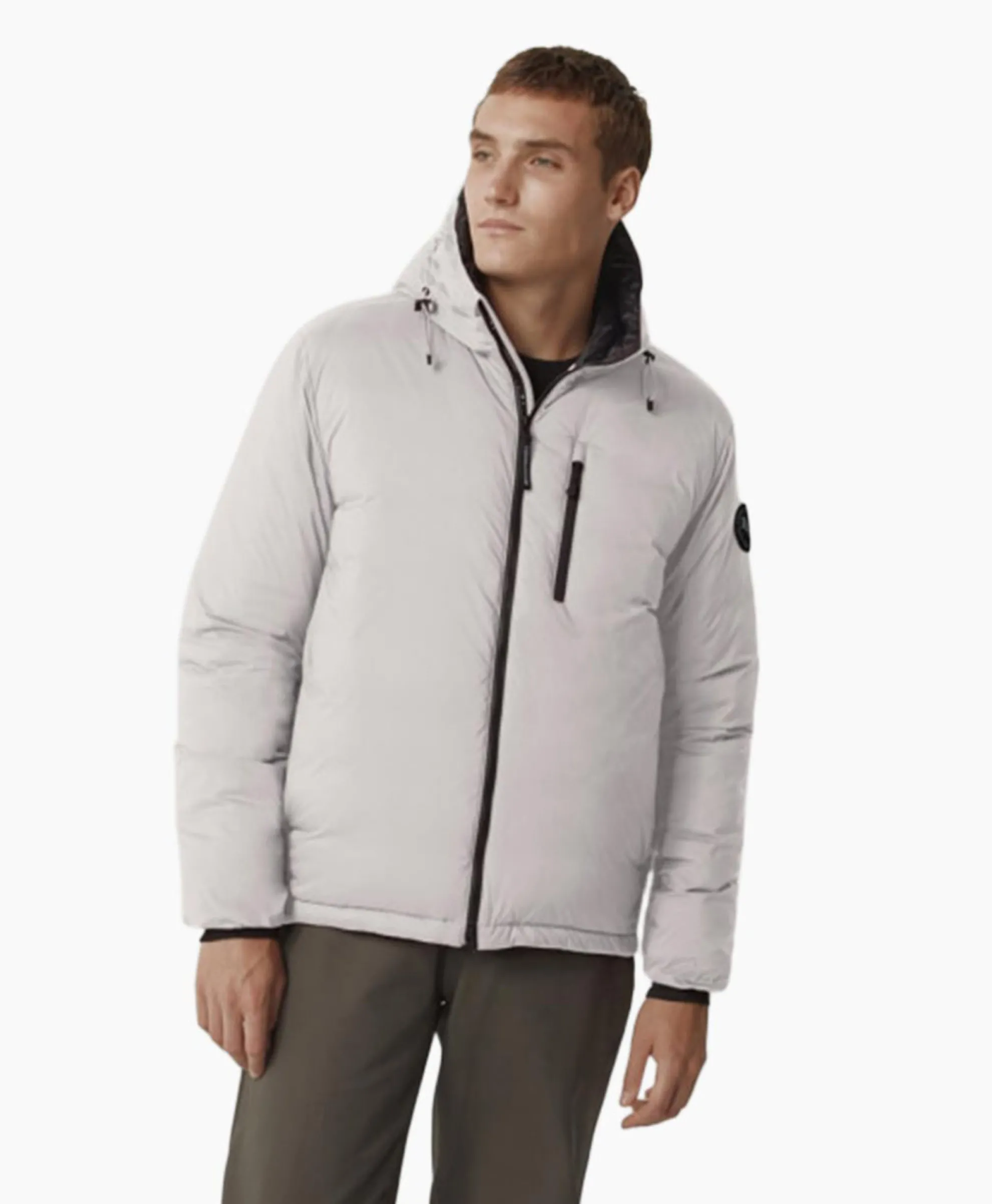 Canada Goose Gewatteerde Jas Lodge Hoody Grijs