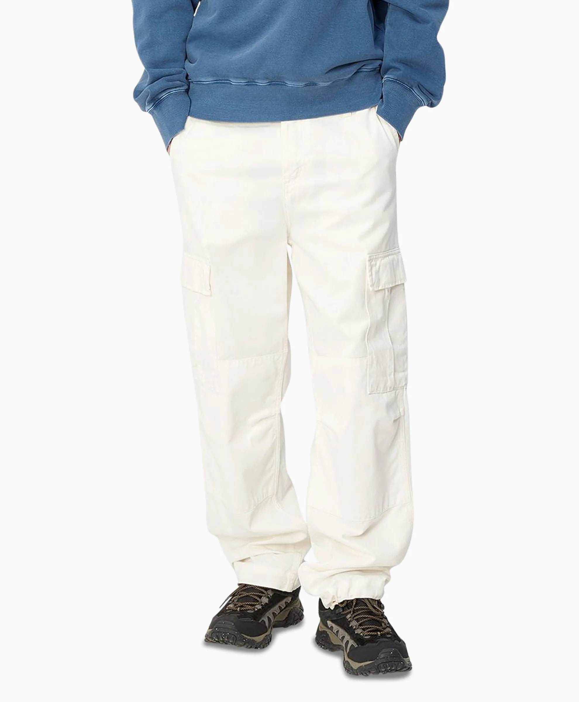 Carhartt Wip Cargobroek Regular Cargo Ecru