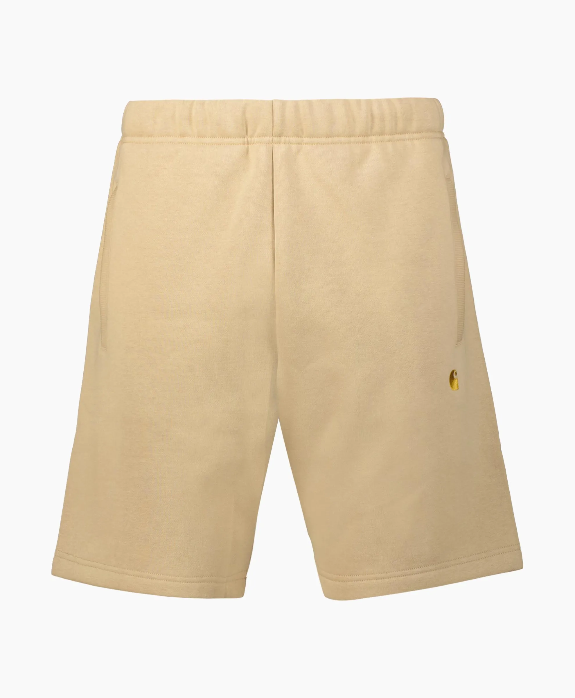 Carhartt Wip Korte Broek Chase Sweat Beige