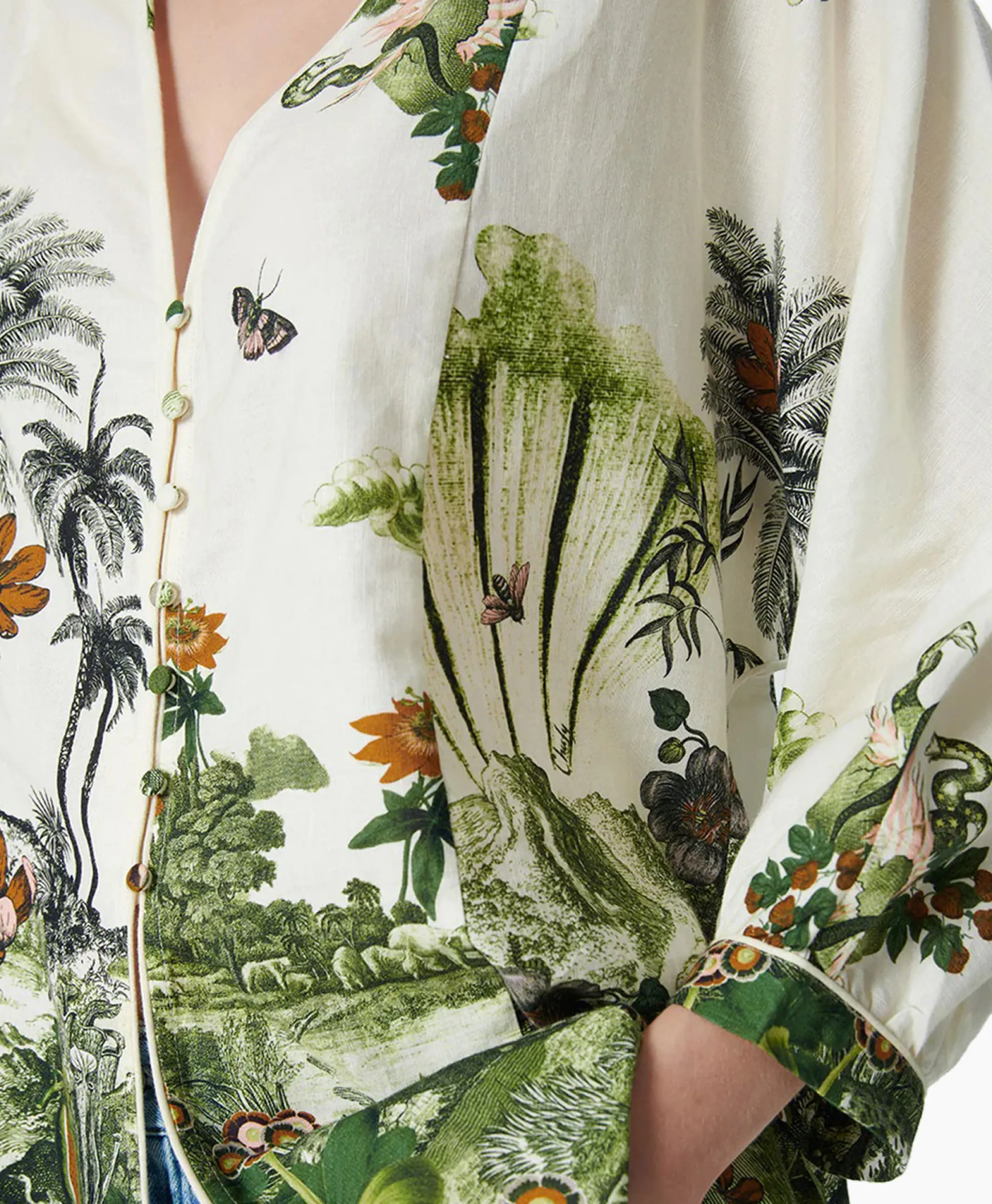 Chufy Blouse Calipso Groen