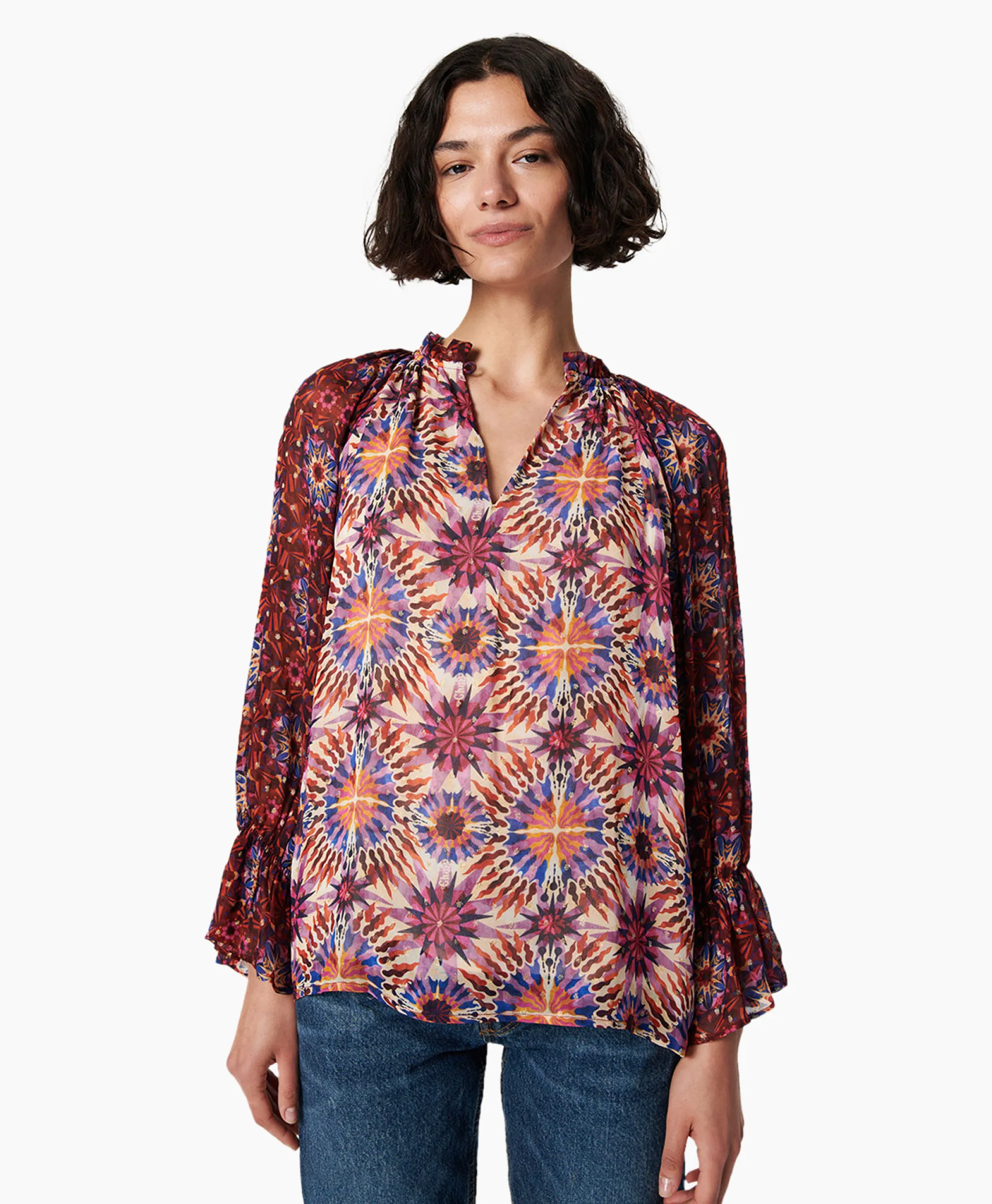 Chufy Blouse Lena Bordeaux