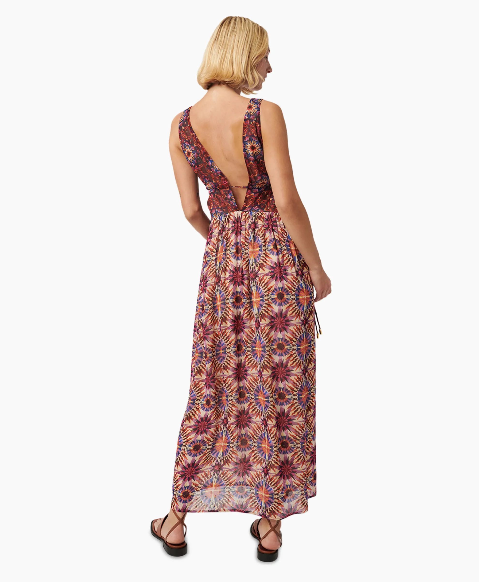 Chufy Maxi Jurk North Bordeaux