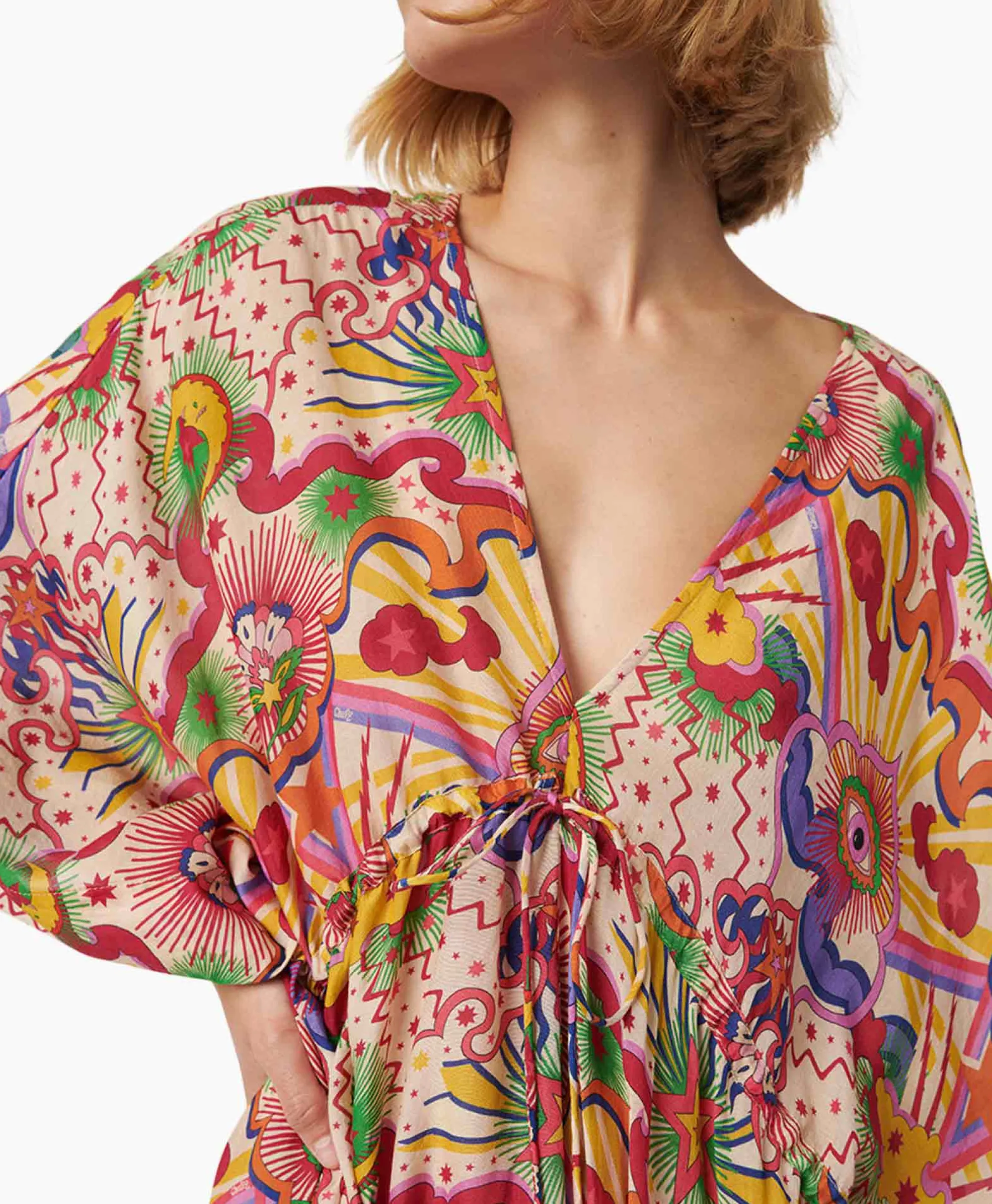 Chufy Maxi Jurk Stella Beige