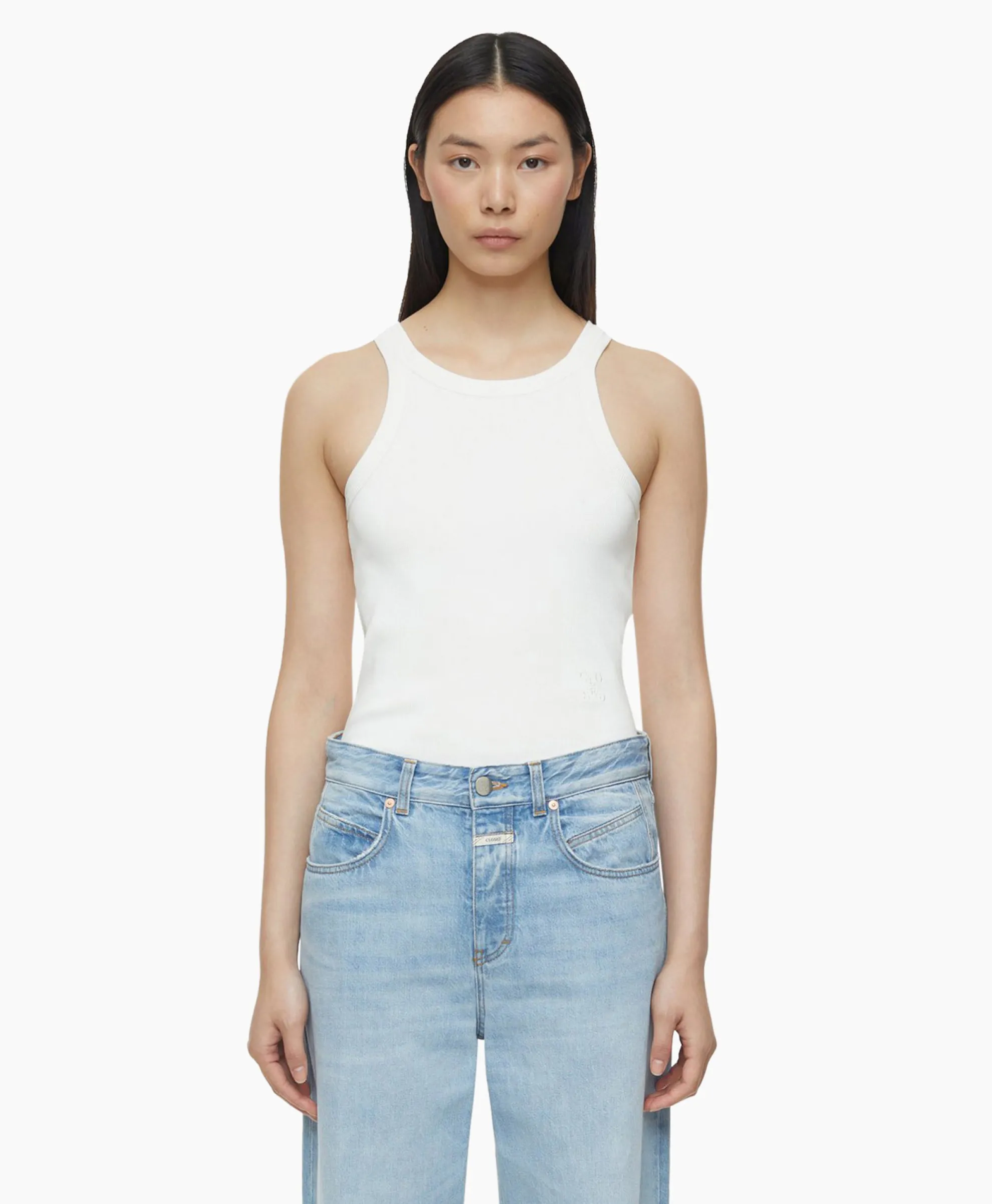 Closed Top Racer Ecru