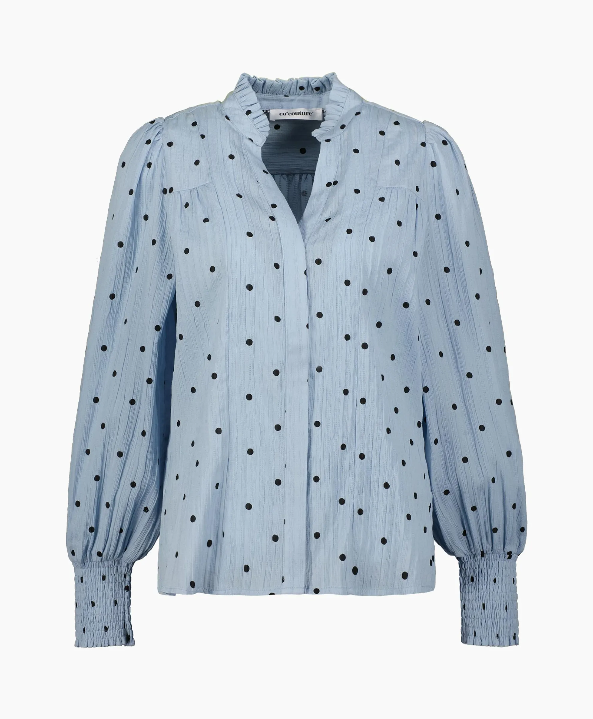 Co'Couture Blouse Dora Dot Blauw