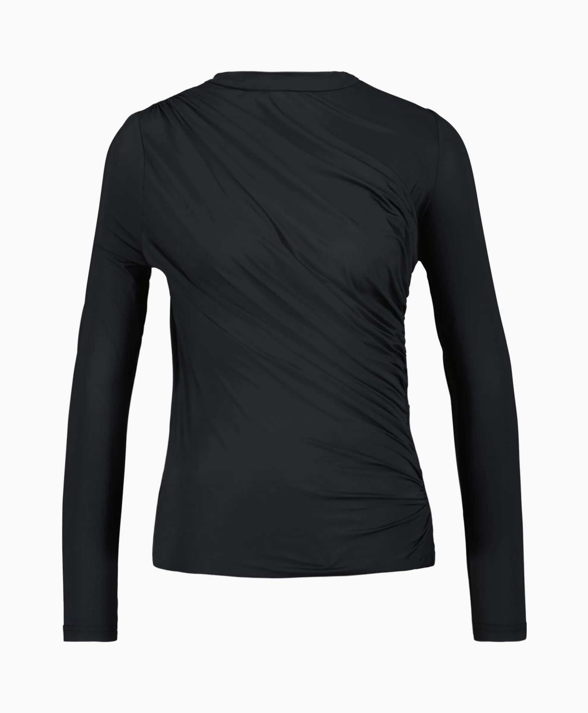 Co'Couture Top Drapeycc Tee Zwart