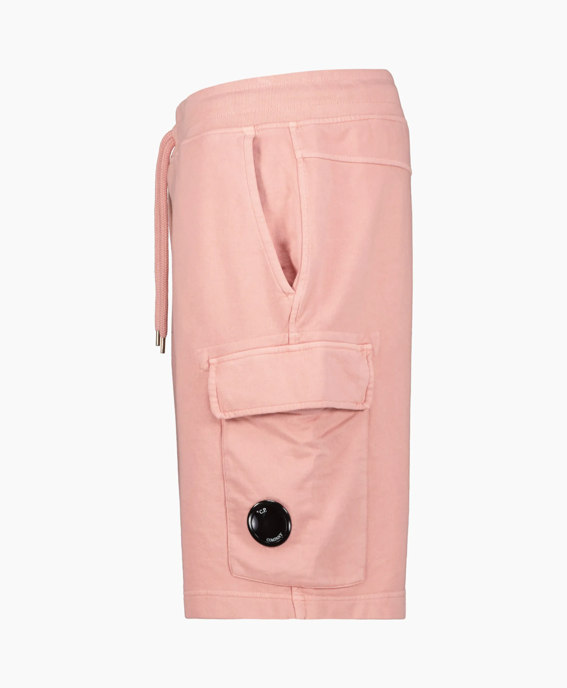 Cp Company Korte Broek Short Fleece Cargo Rose