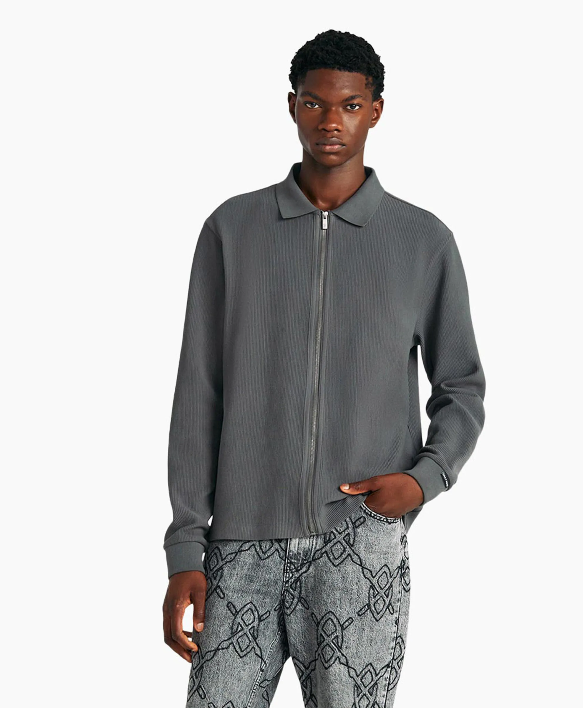 Daily Paper Overshirt Parram Grijs