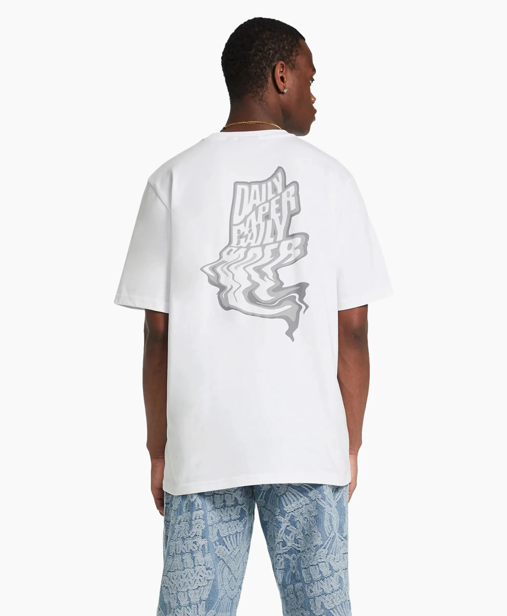 Daily Paper T-Shirt Korte Mouw Reflection Wit