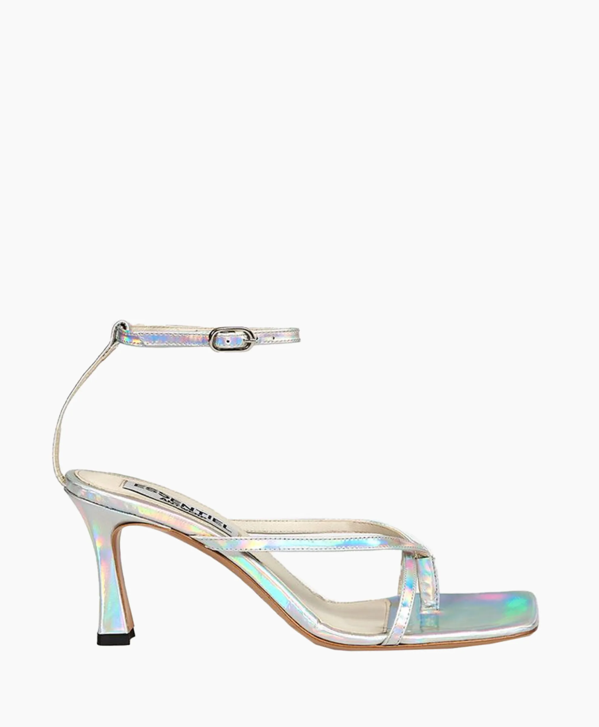 Essentiel Antwerp Sandaal Met Hak Dilver Zilver