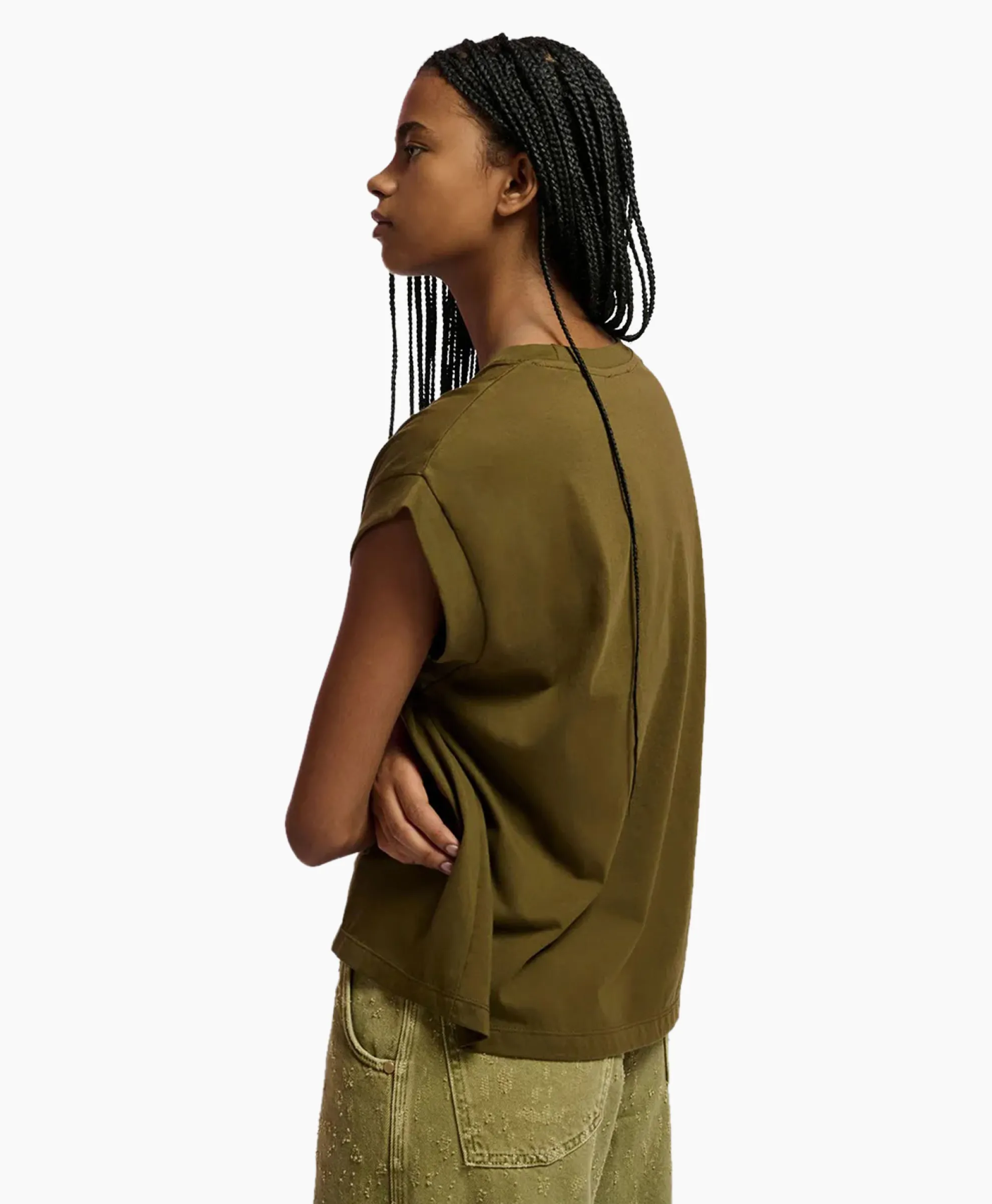 Essentiel Antwerp T-Shirt Korte Mouw Faustina Groen