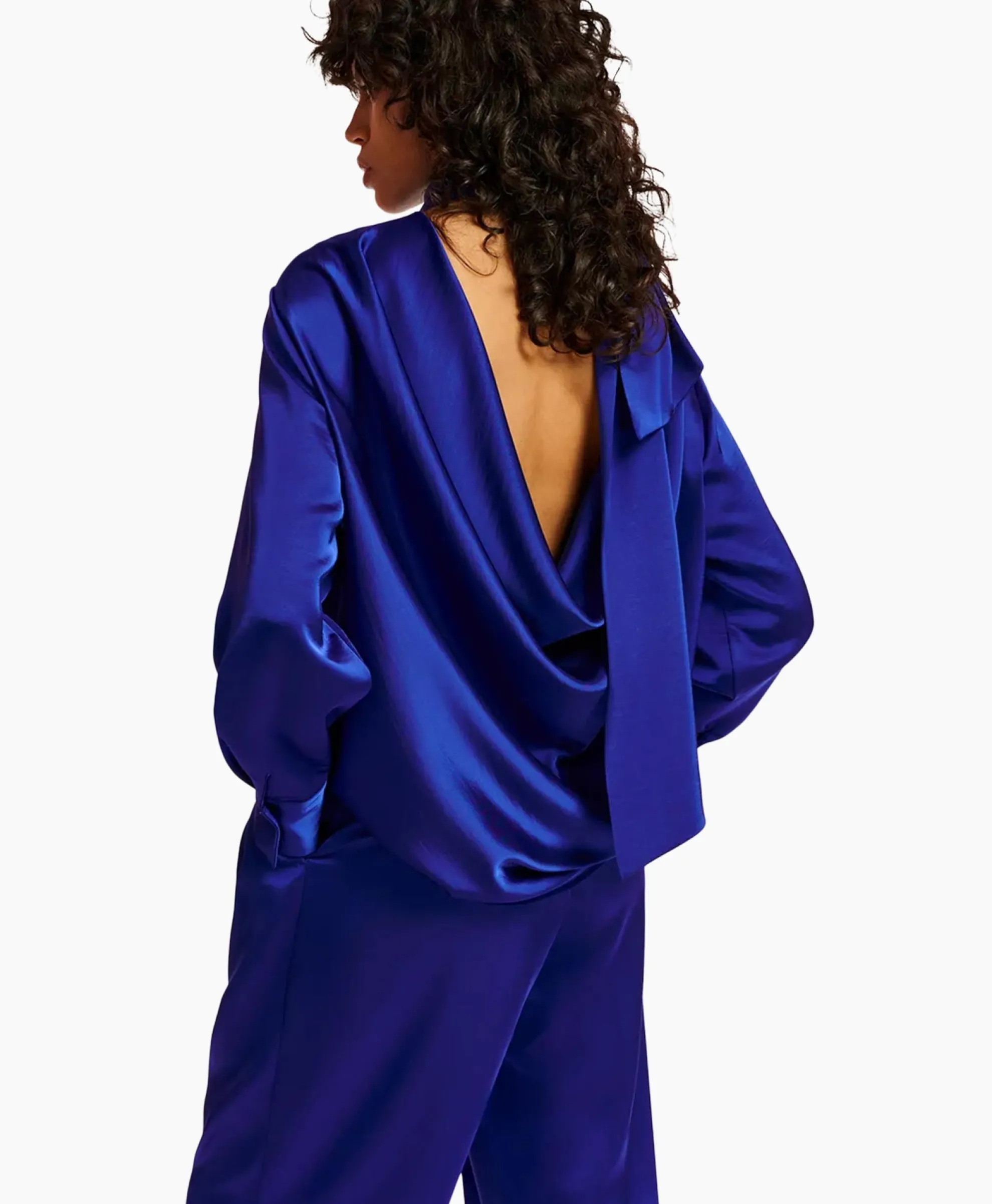 Essentiel Antwerp Top Esatin Blauw