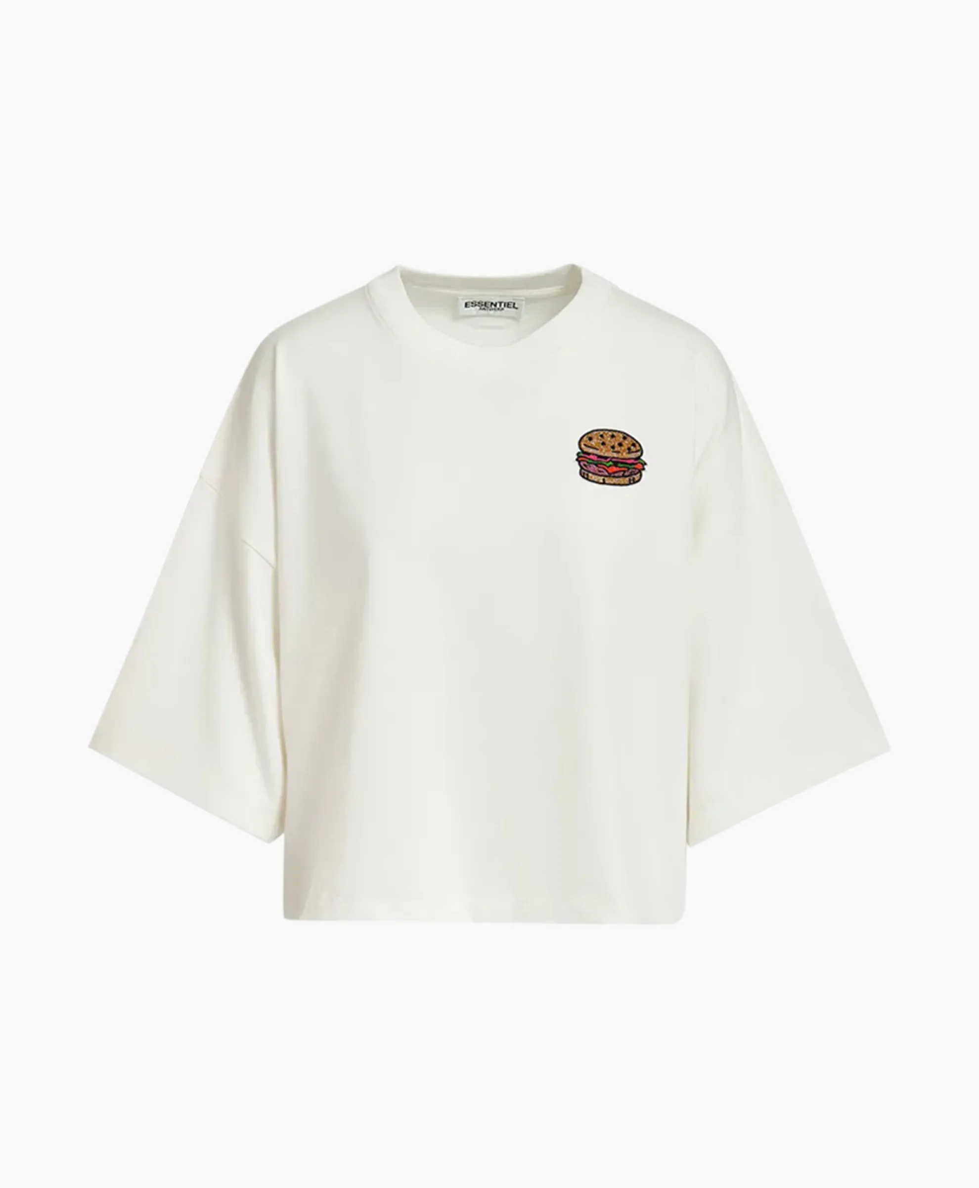 Essentiel Antwerp T-Shirt Korte Mouw Fuente Off White