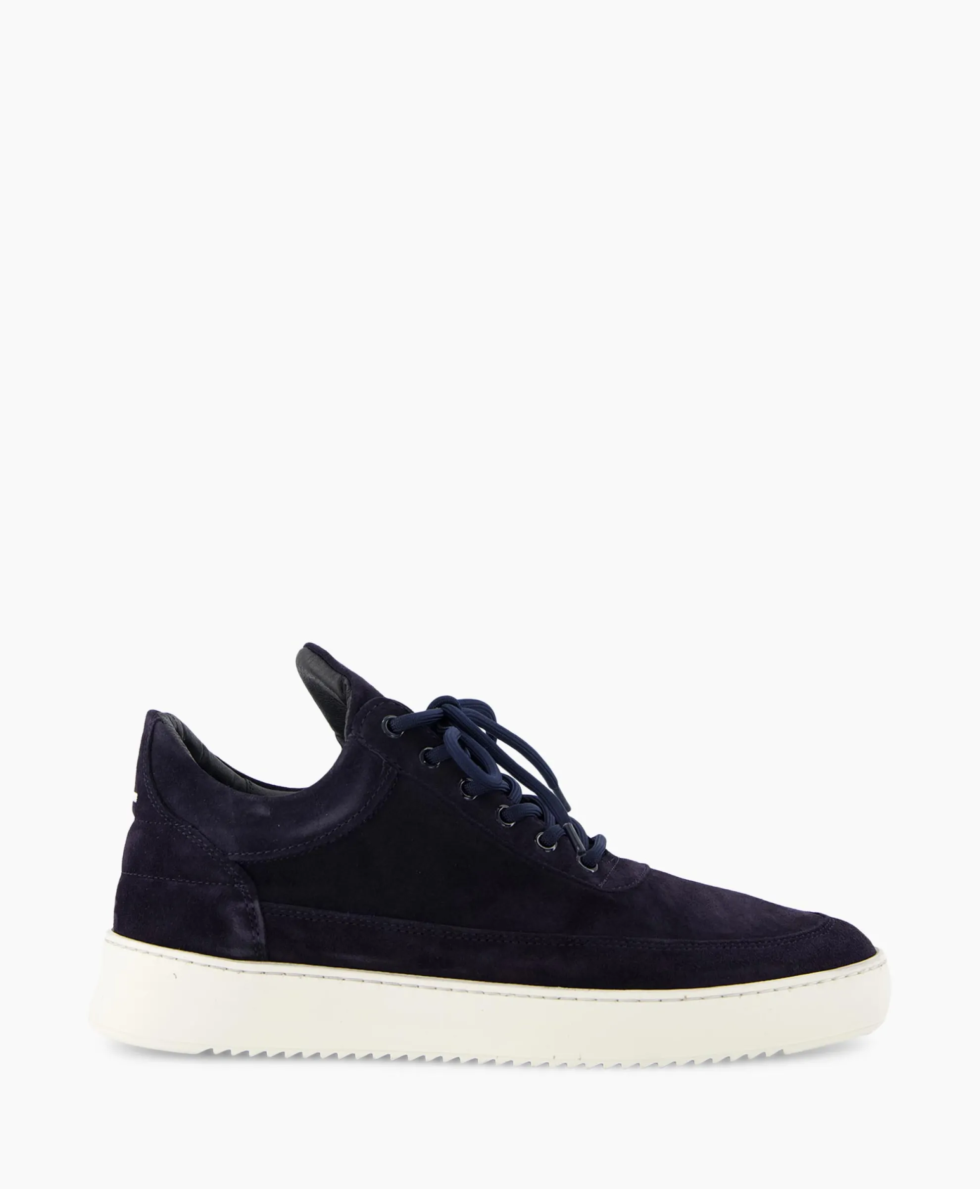 Filling Pieces Sneaker Low Top Suede Navy Donker Blauw