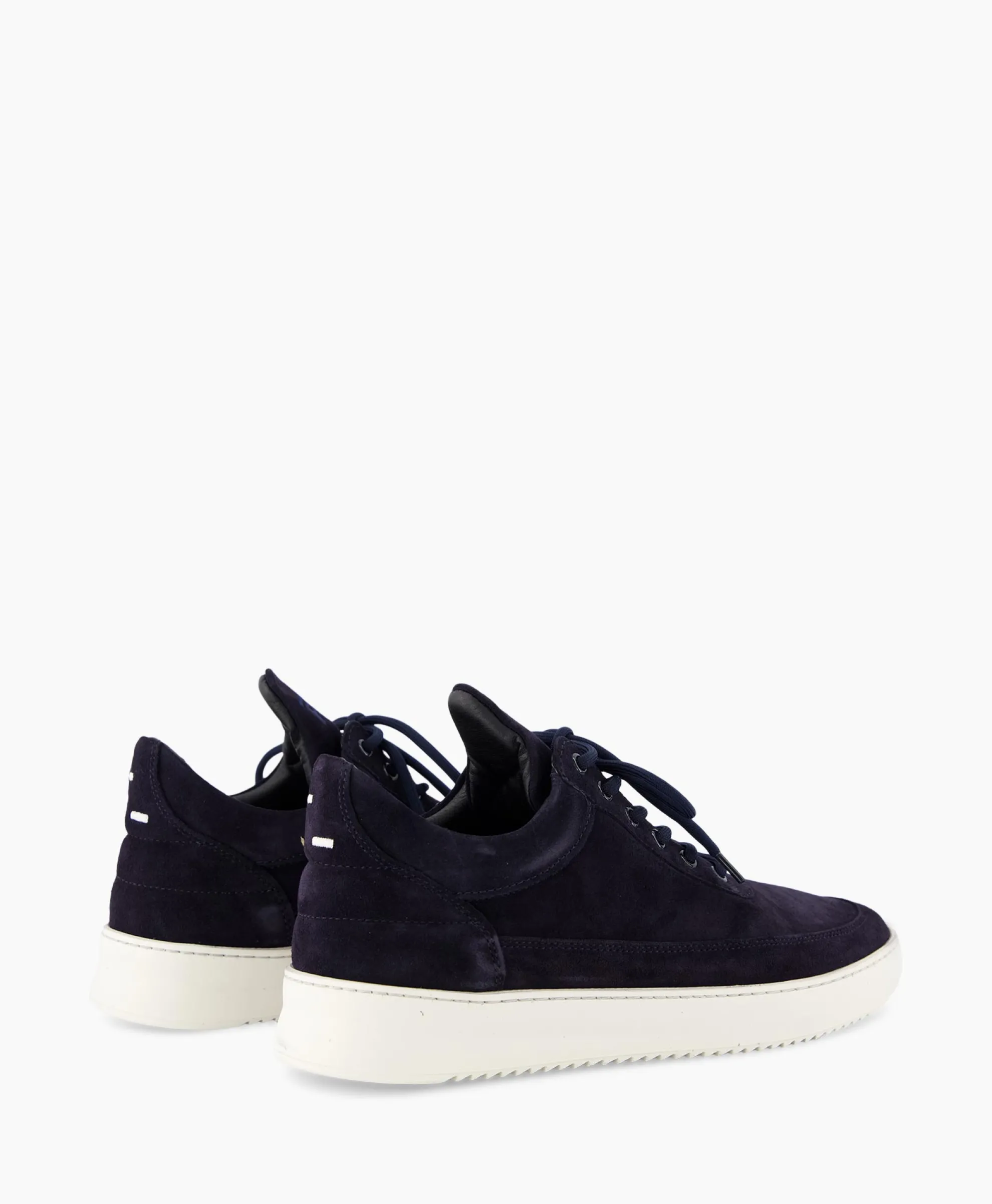 Filling Pieces Sneaker Low Top Suede Navy Donker Blauw