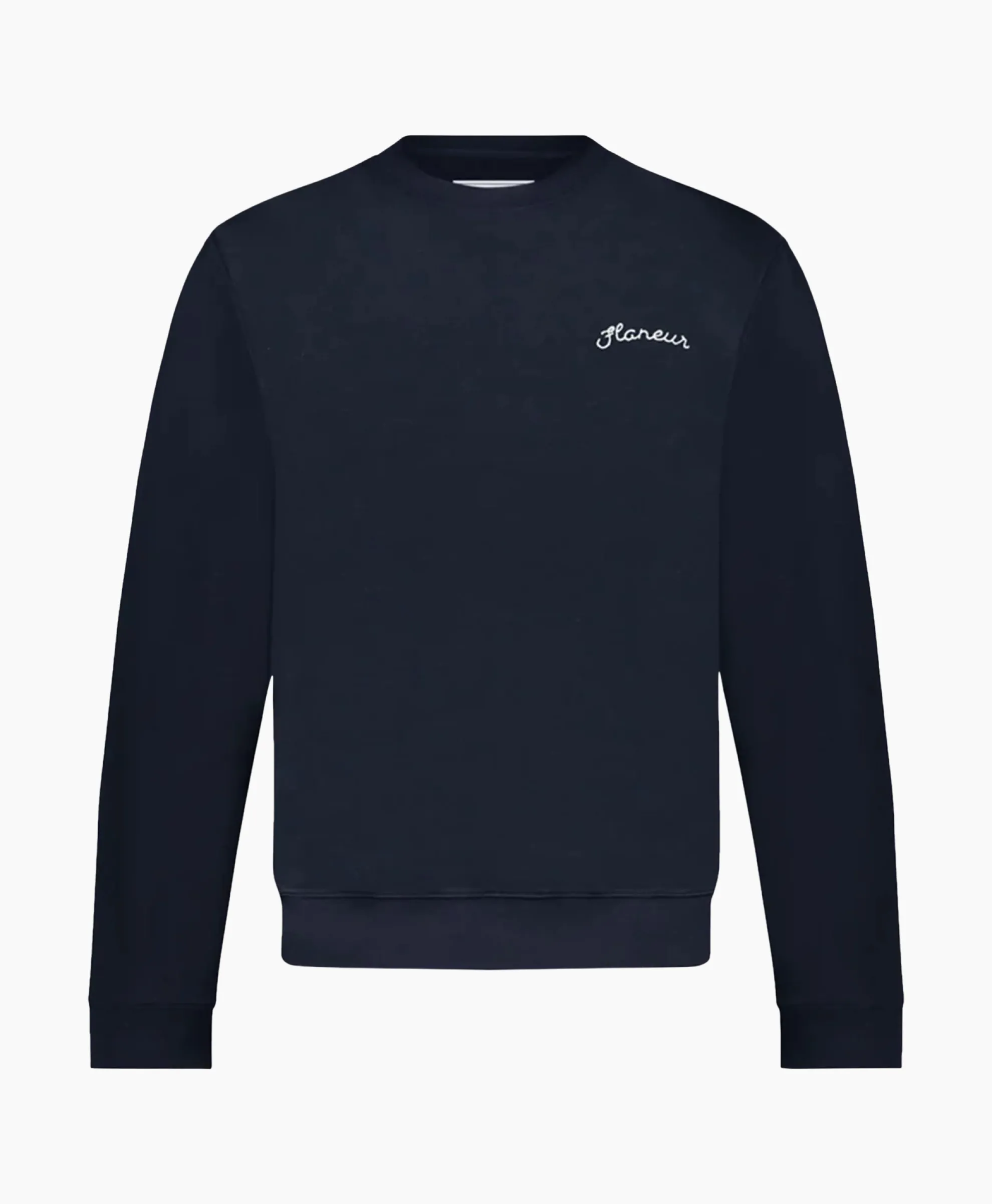 Flaneur Sweater Signature Donker Blauw