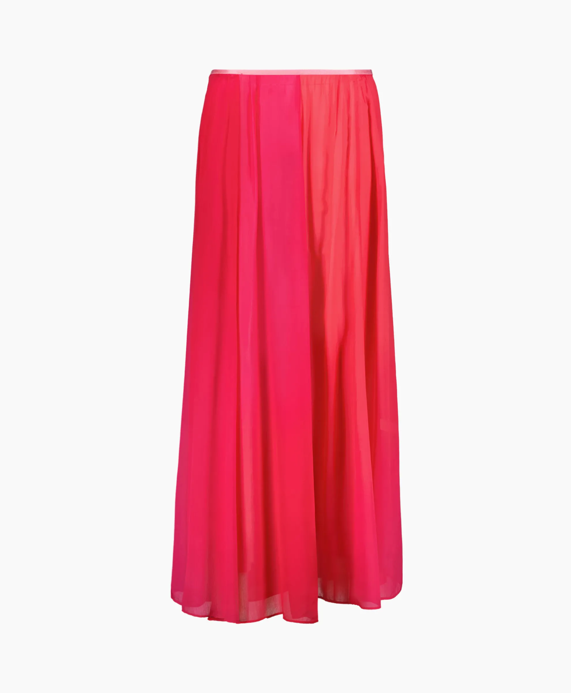 Forte_Forte Maxi Rok Crepon Silk Shaded Pink