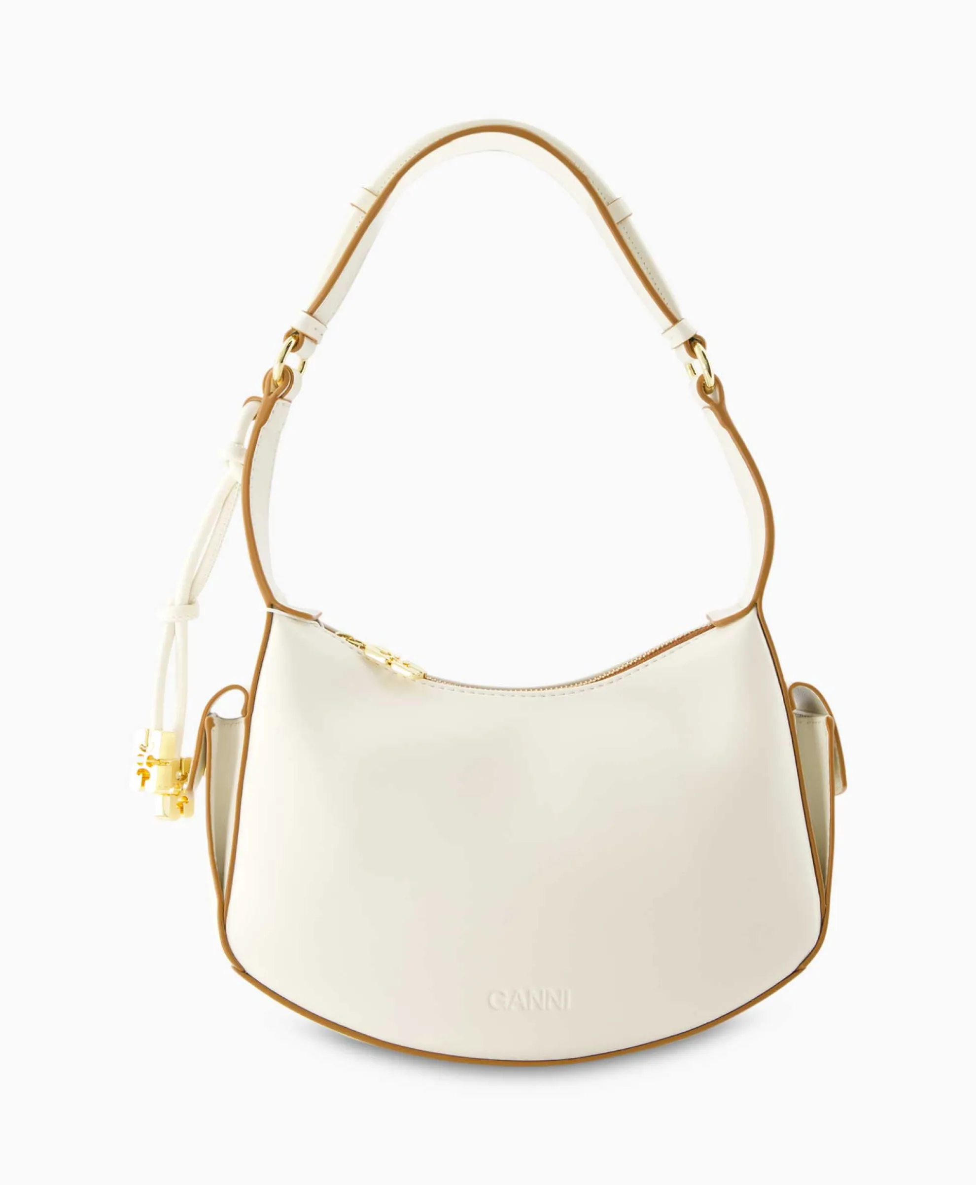 Ganni Schouder / Hand Tas Shoulder Ecru