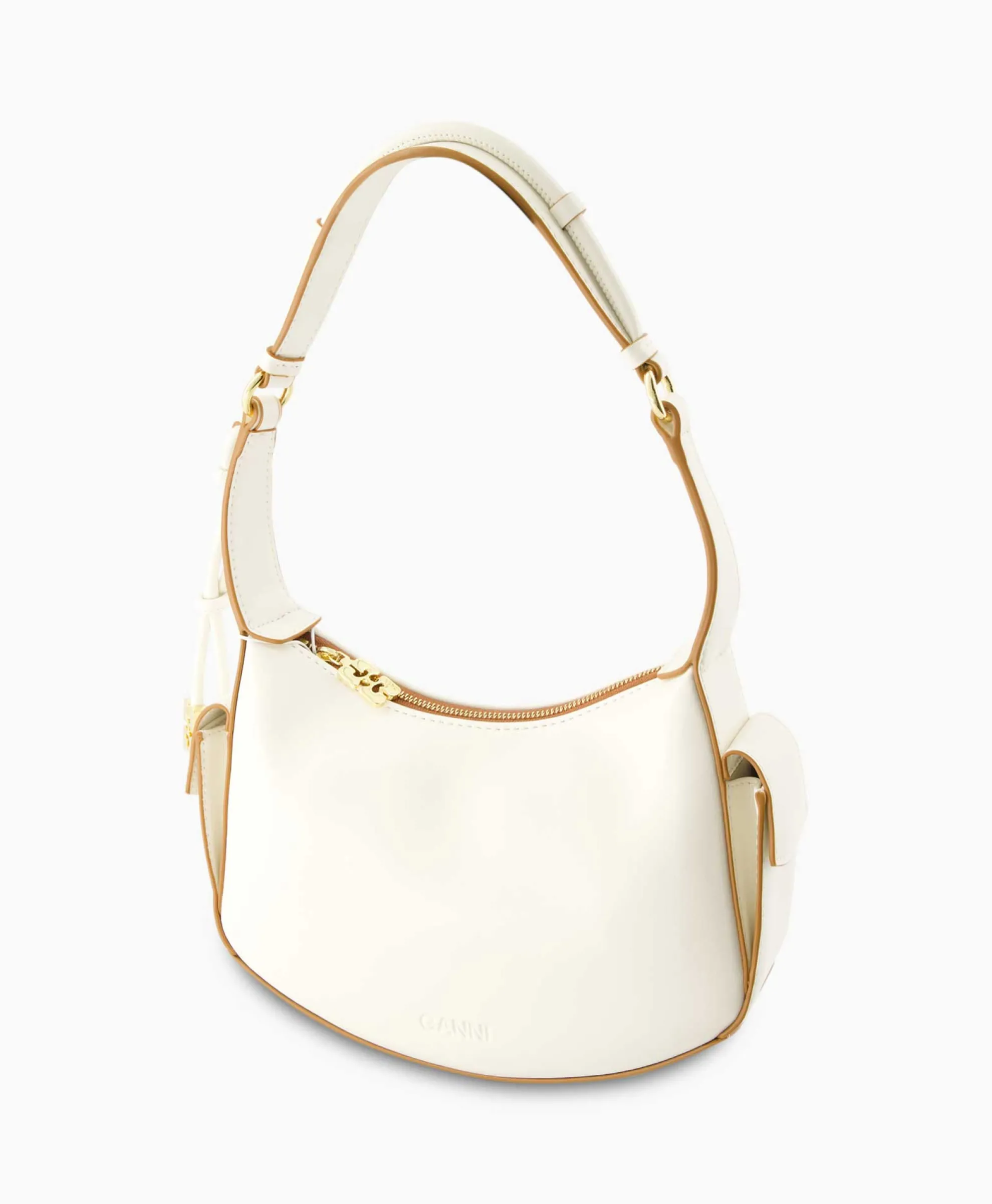 Ganni Schouder / Hand Tas Shoulder Ecru