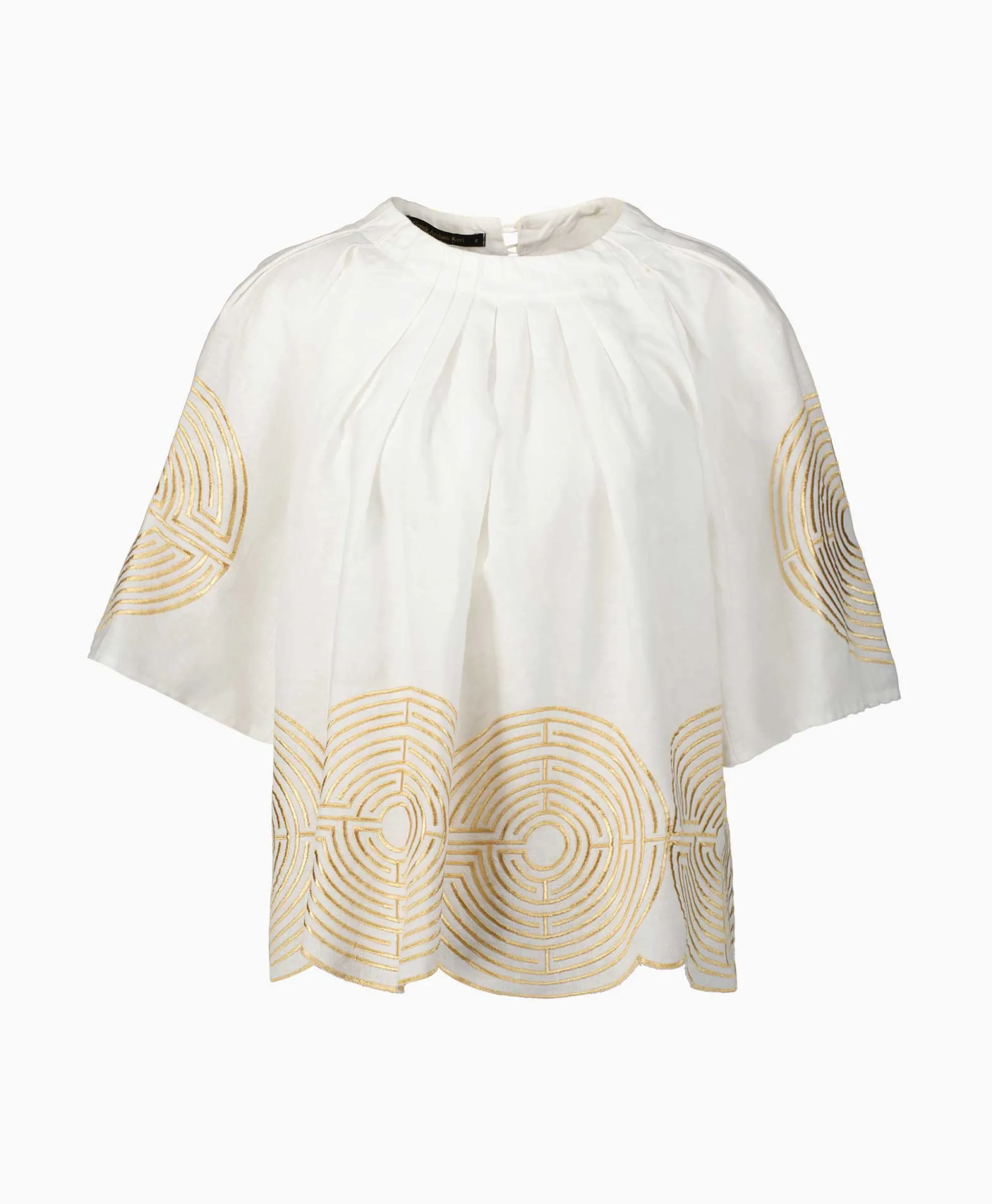 Greek Archaic Kori Blouse Pleates Labyrinth Wit