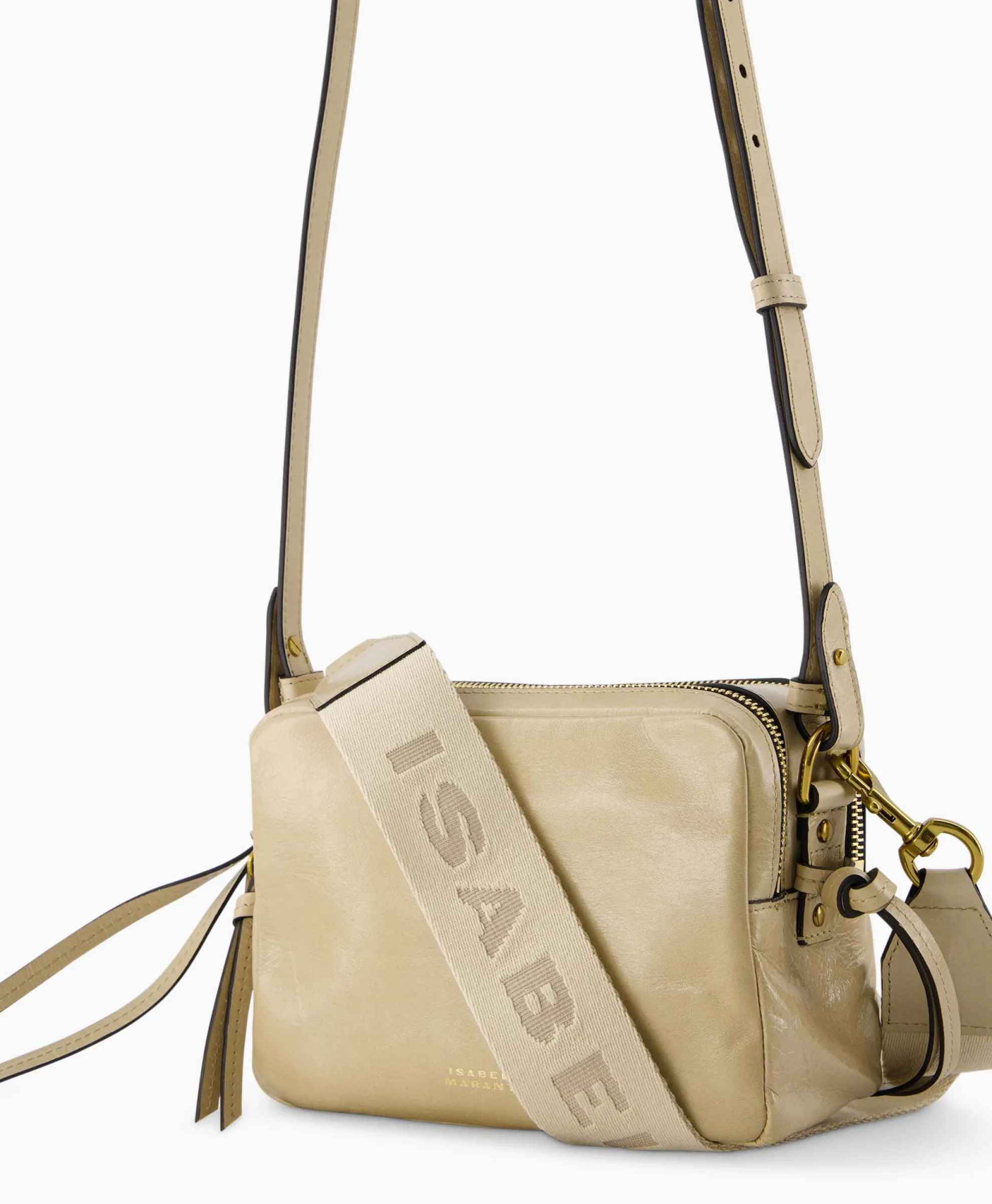 Isabel Marant Crossbody Tas Wardy Camera-Gb Zand