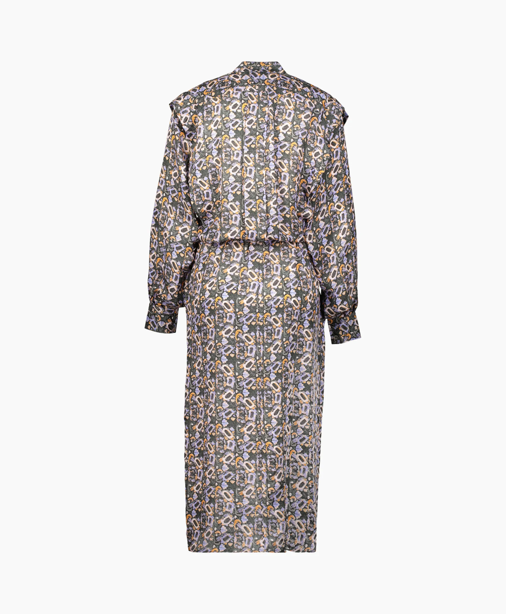 Isabel Marant Midi Jurk Lokeya-Gb Zwart