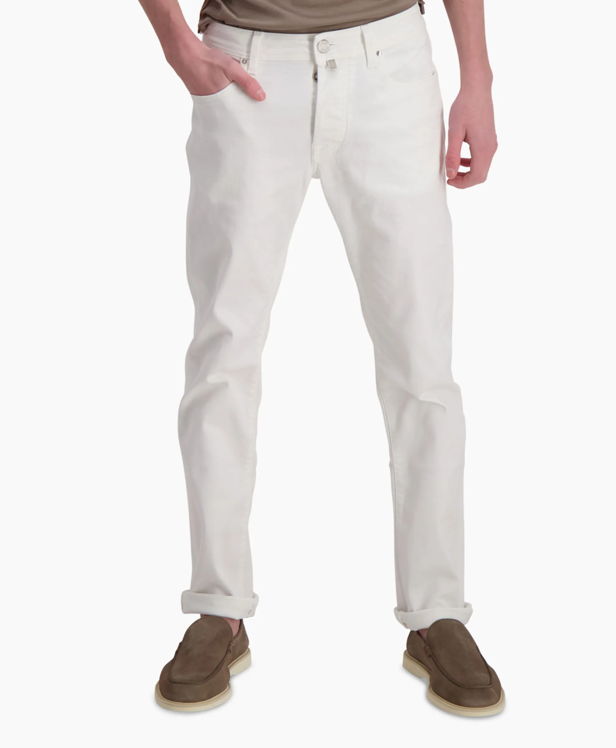 Jacob Cohen Jeans 5 Pkt Slim Fit Bard Wit