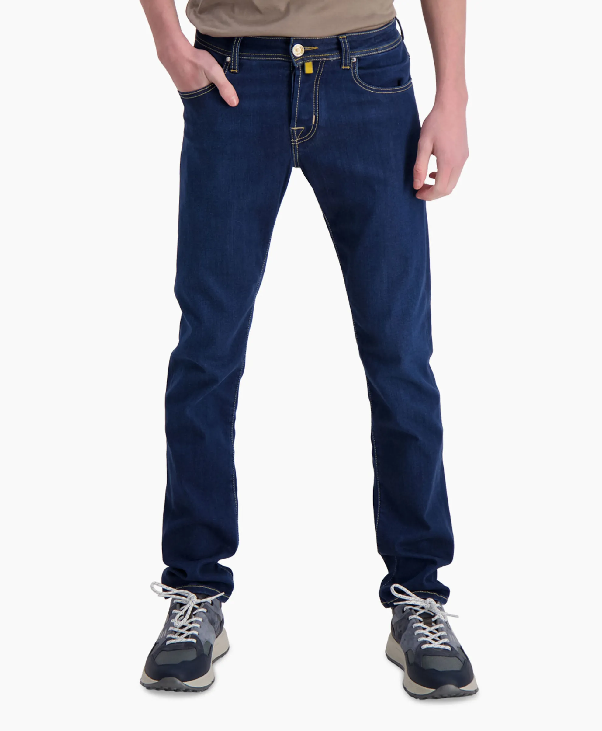 Jacob Cohen Jeans 5 Pkt Super Slim Fit Nick Midden Blauw