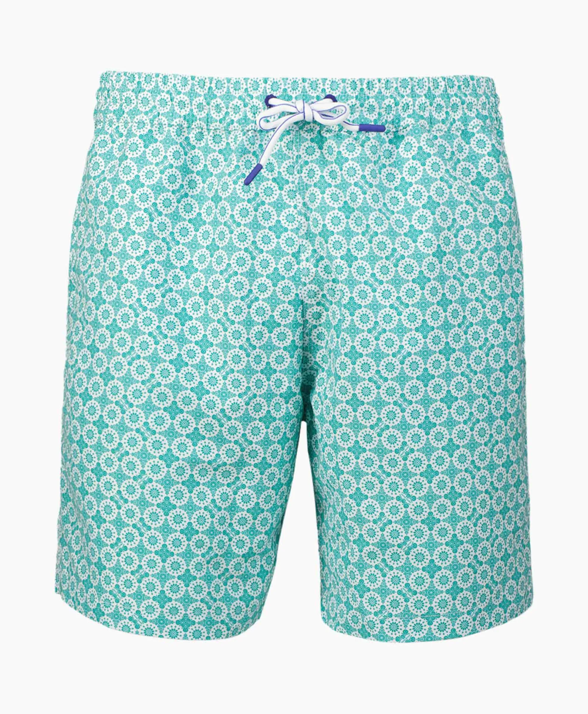 Jacob Cohen Zwembroek Circles Print Groen