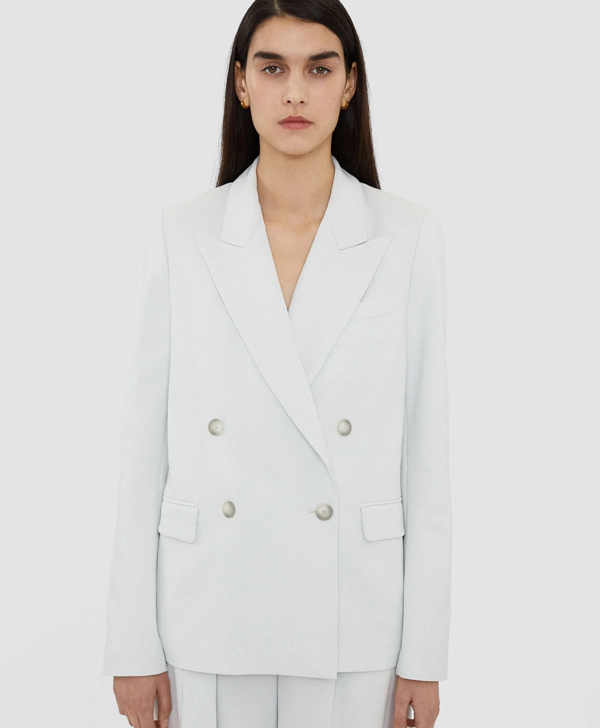 Joseph Blazer Jaden Jacket Comfort Cady Off White