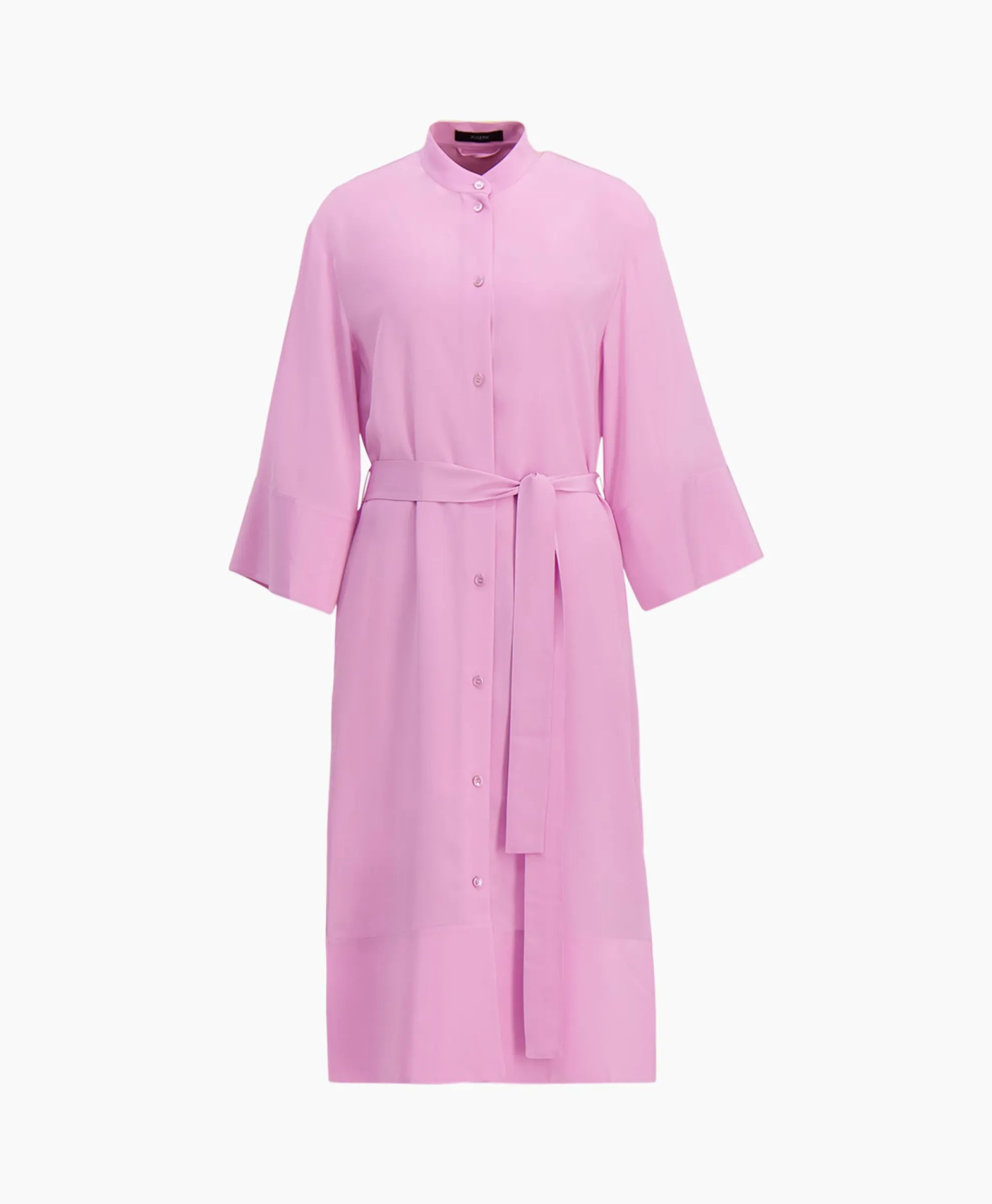 Joseph Midi Jurk Darius Crepe De Soie Pink
