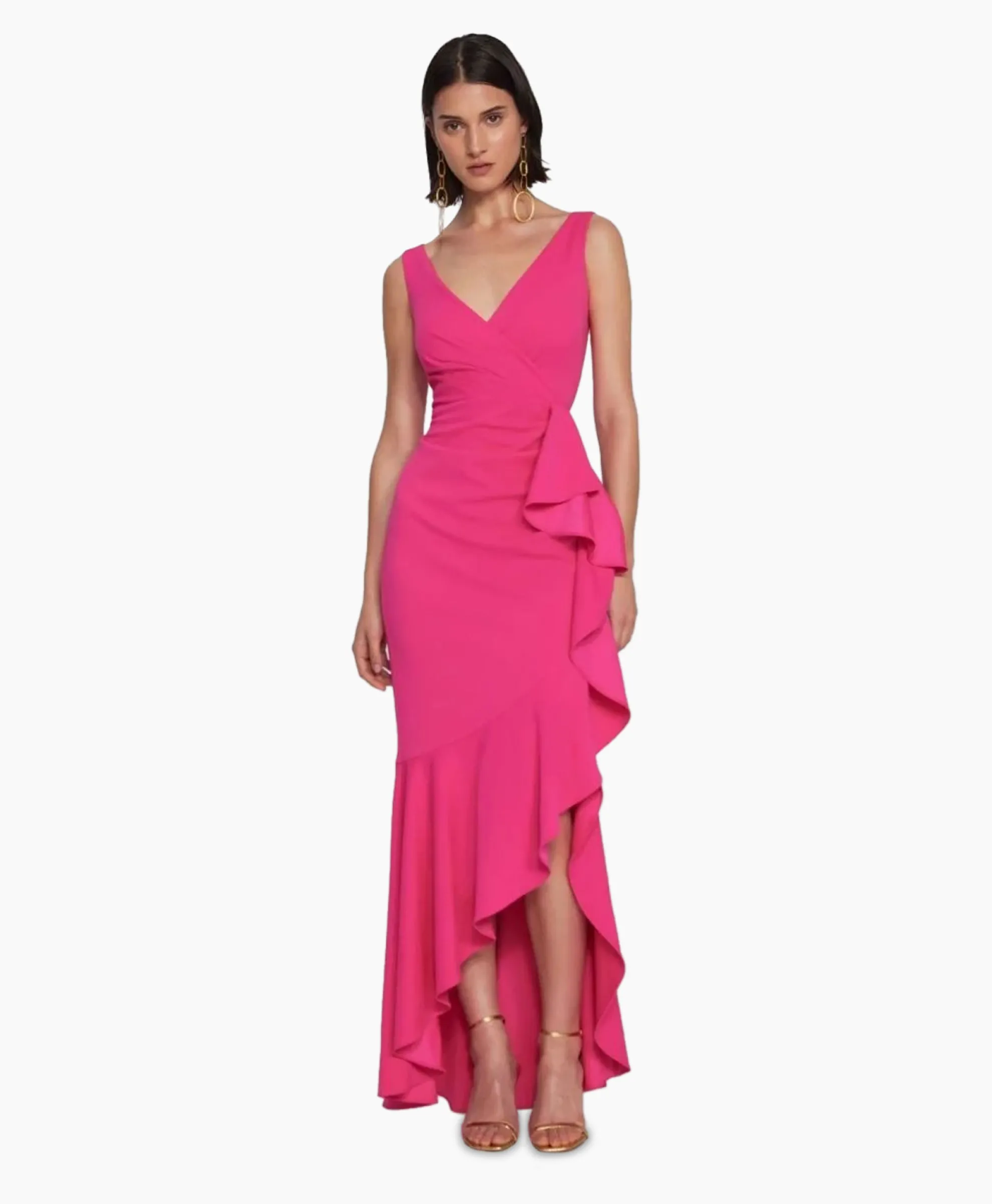 Joseph Ribkoff Maxi Jurk Wikkel Rose