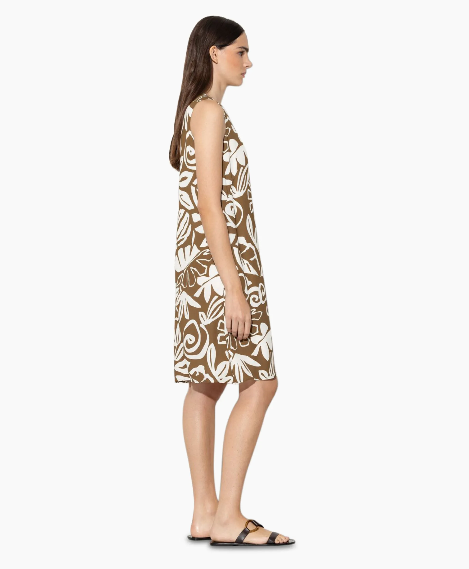 Luisa Cerano Mini Jurk 798496/3630-0 Bruin