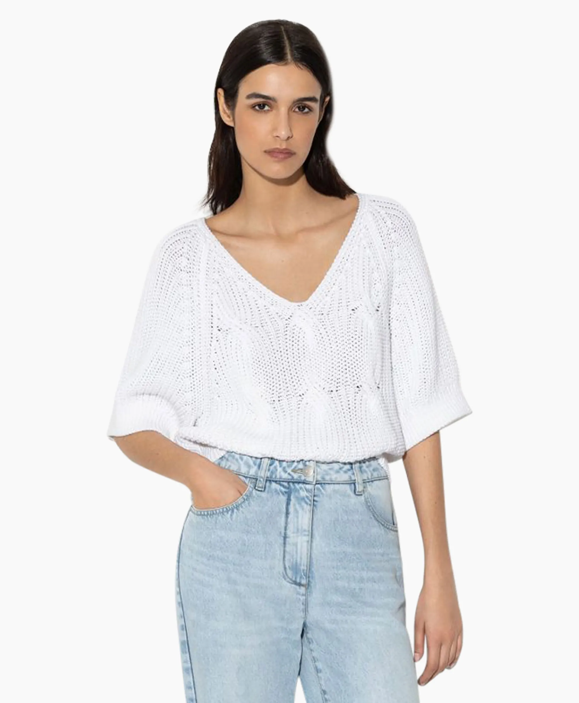 Luisa Cerano Pullover 198409/5856-0 Wit