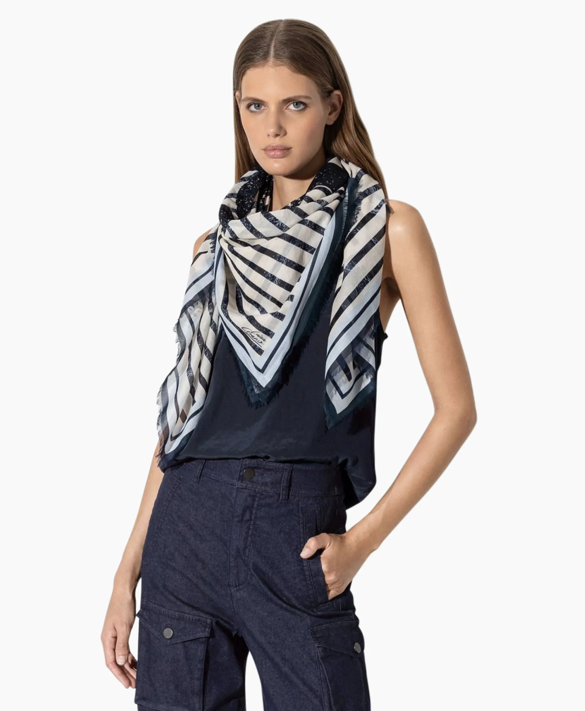 Luisa Cerano Sjaal 898774/9355-0 Bruin