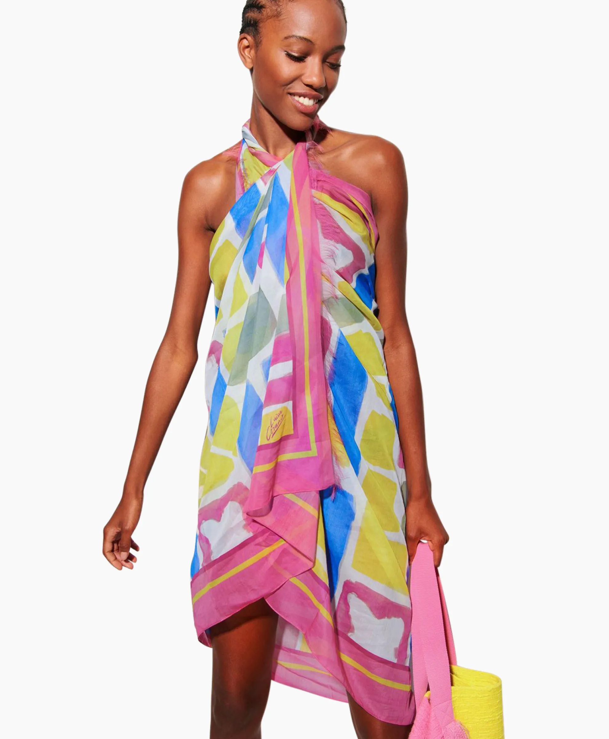 Luisa Cerano Sjaal 898777/9416-0 Off White