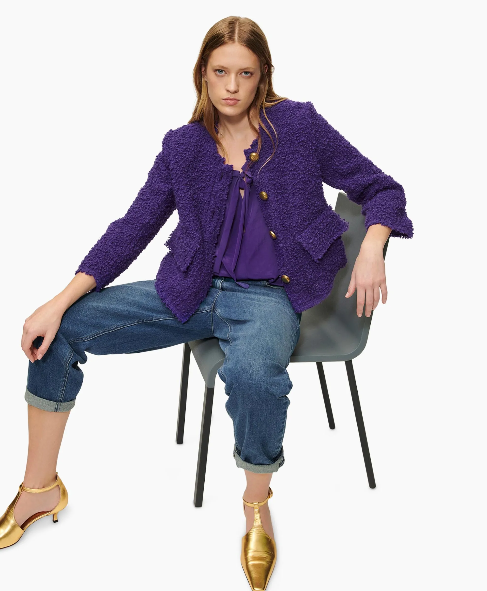 Luisa Cerano Sweater 488359/3524-0 Paars