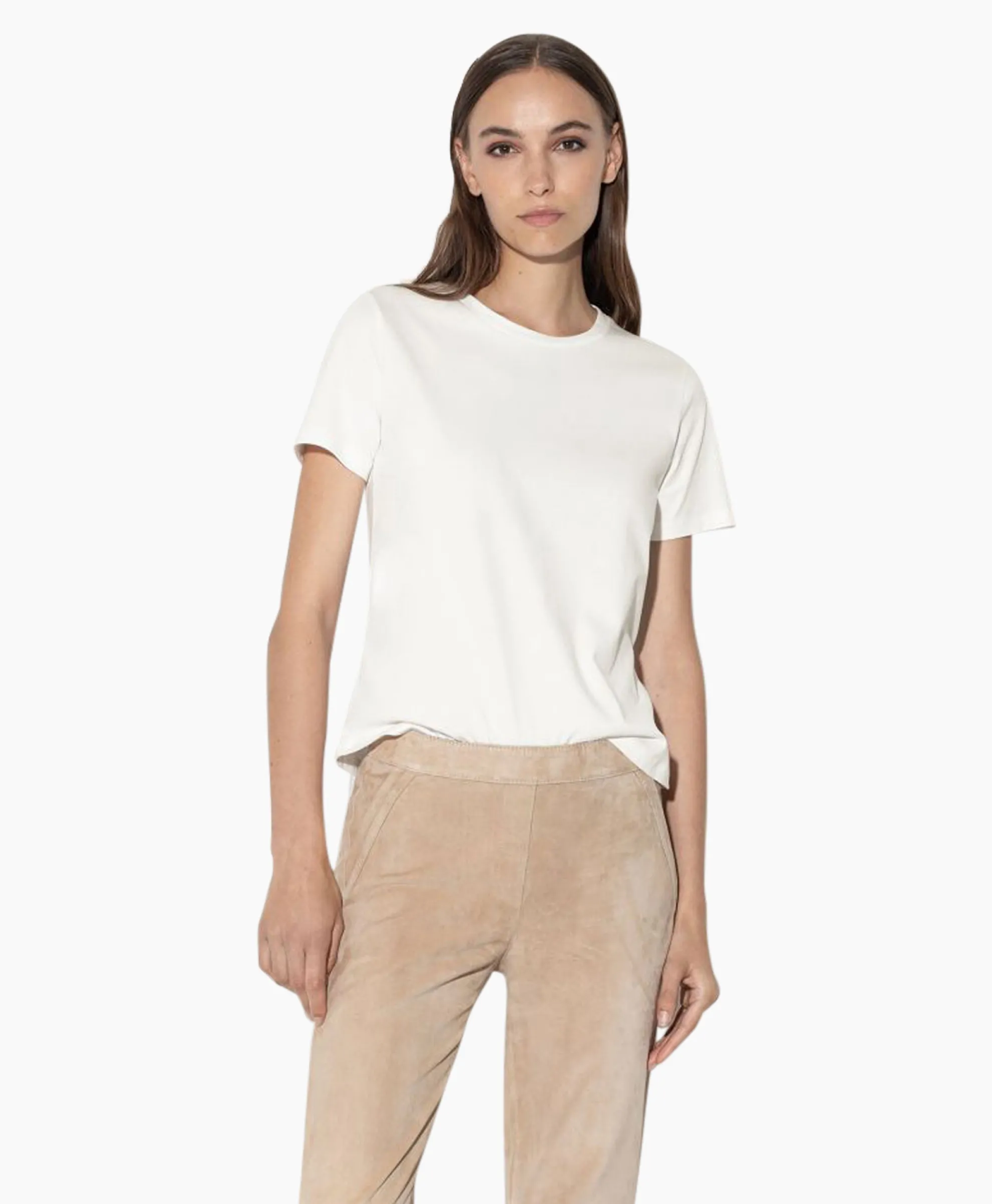 Luisa Cerano T-Shirt Korte Mouw 398113/7799-0 Off White